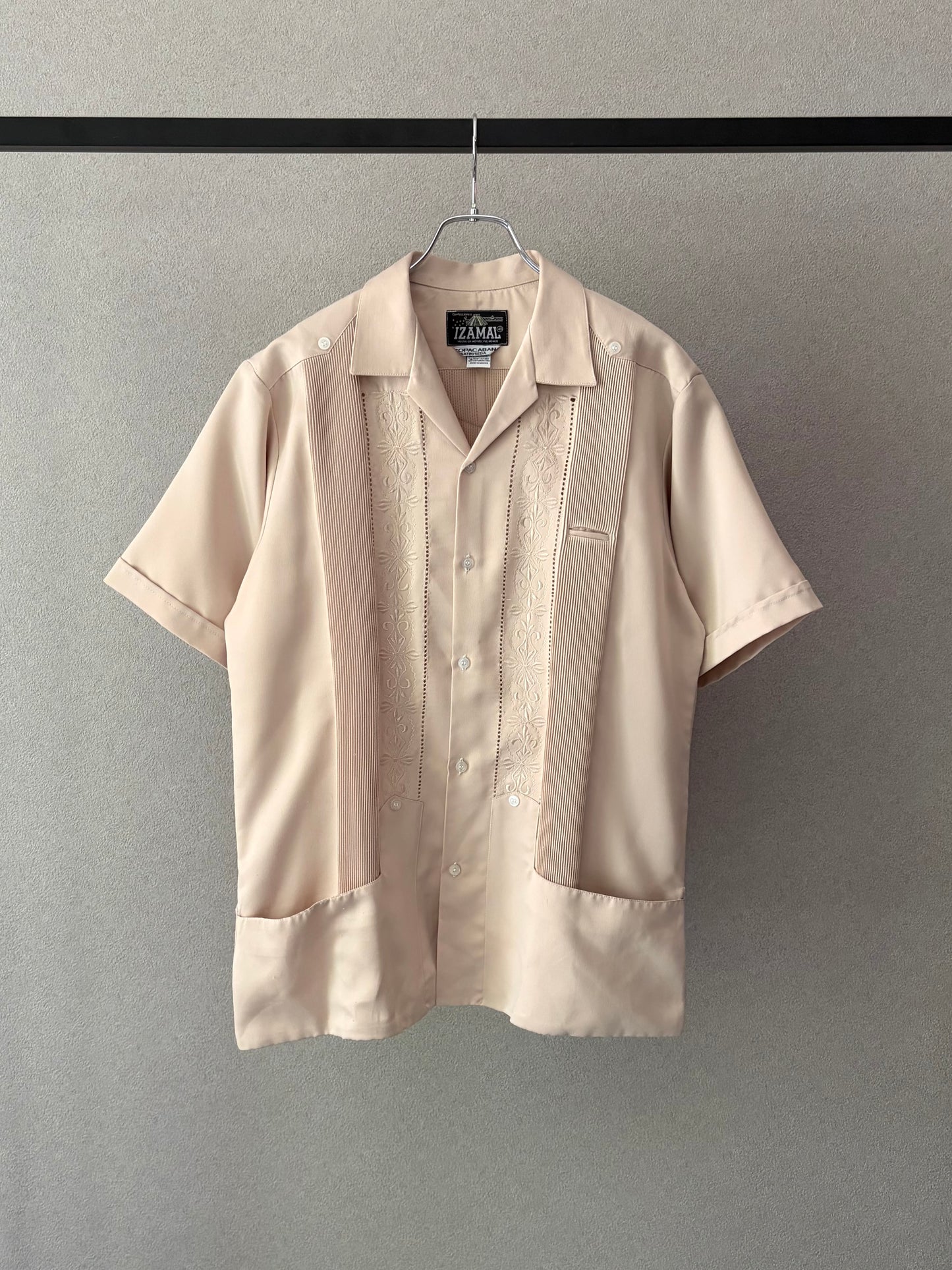 80's IZAMAL S/S guayabera shirt