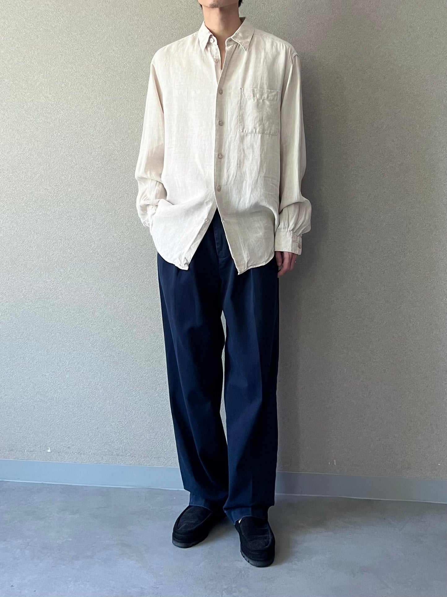 00's claiborne linen shirt