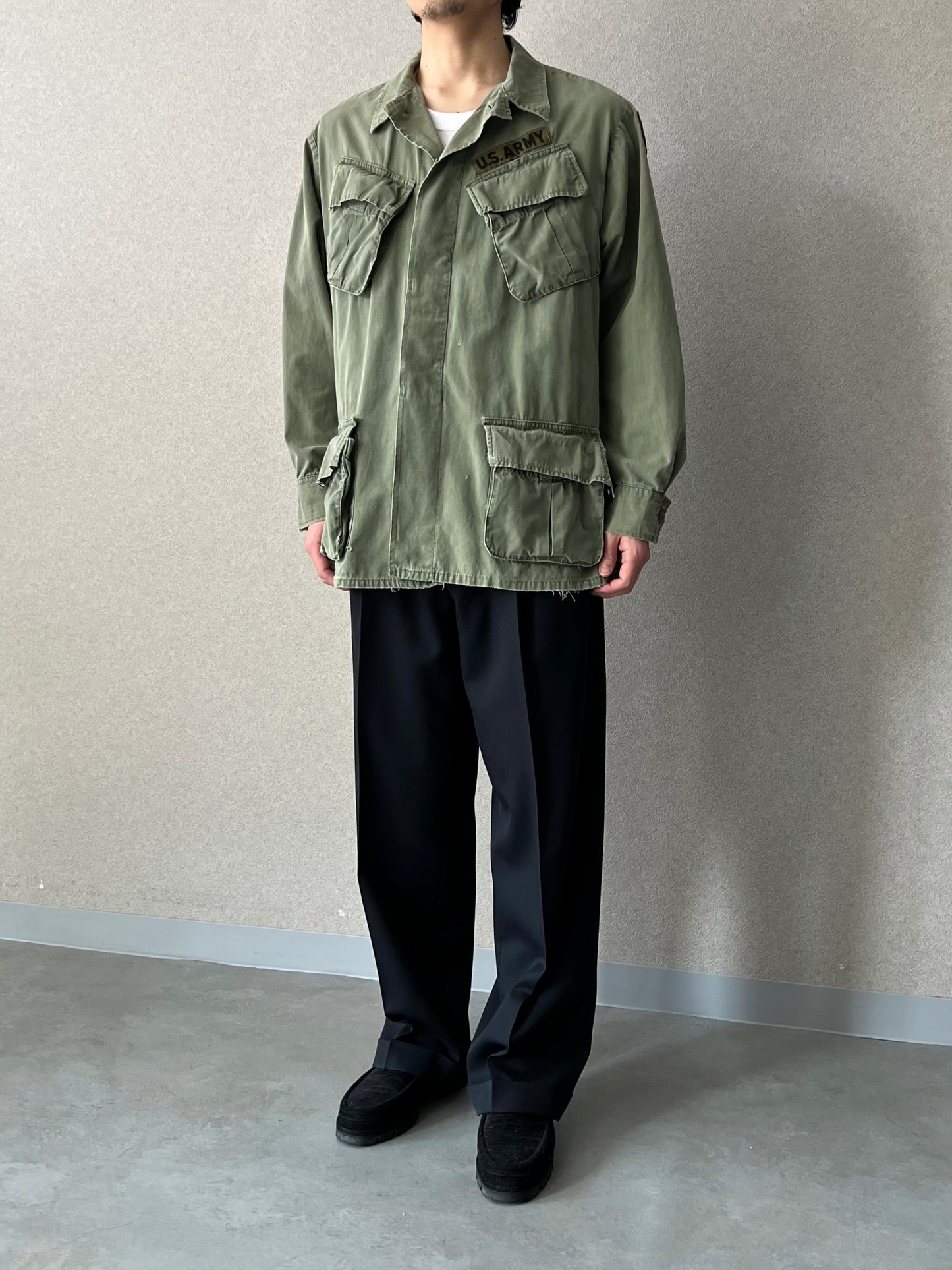 60's US.ARMY jungle fatigue jacket
