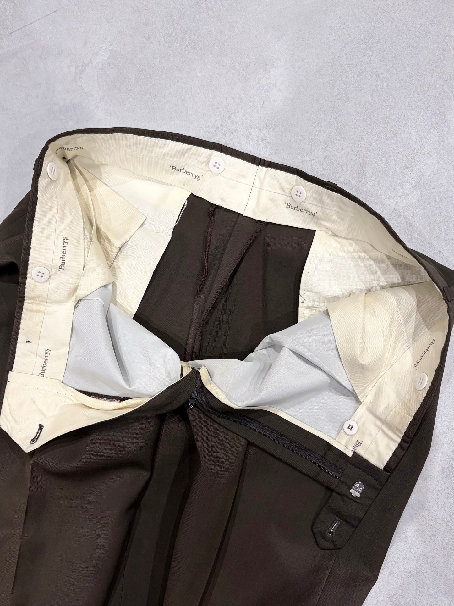80's Burberry's wool slacks