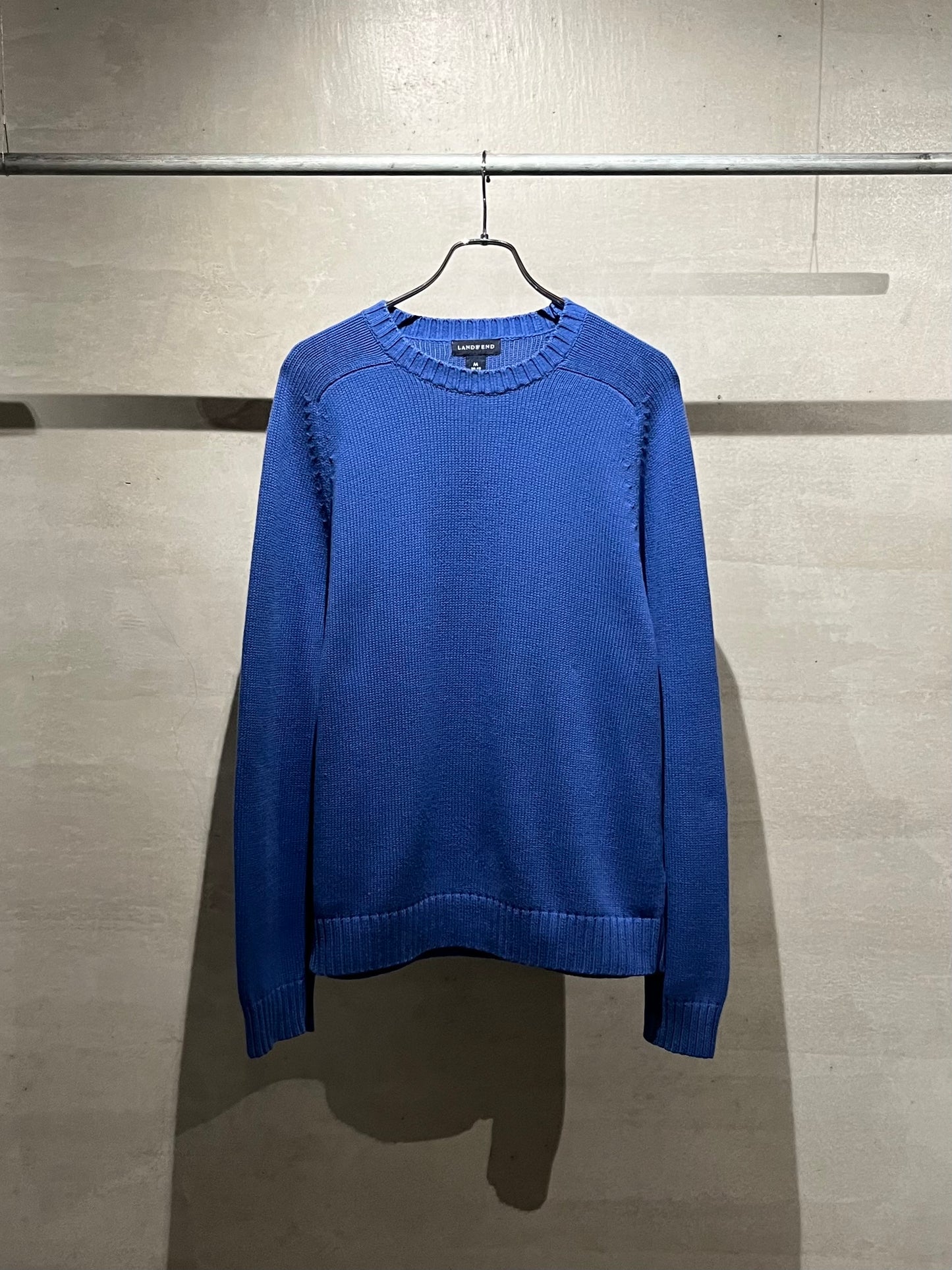 00's LANDS' END cotton knit sweater