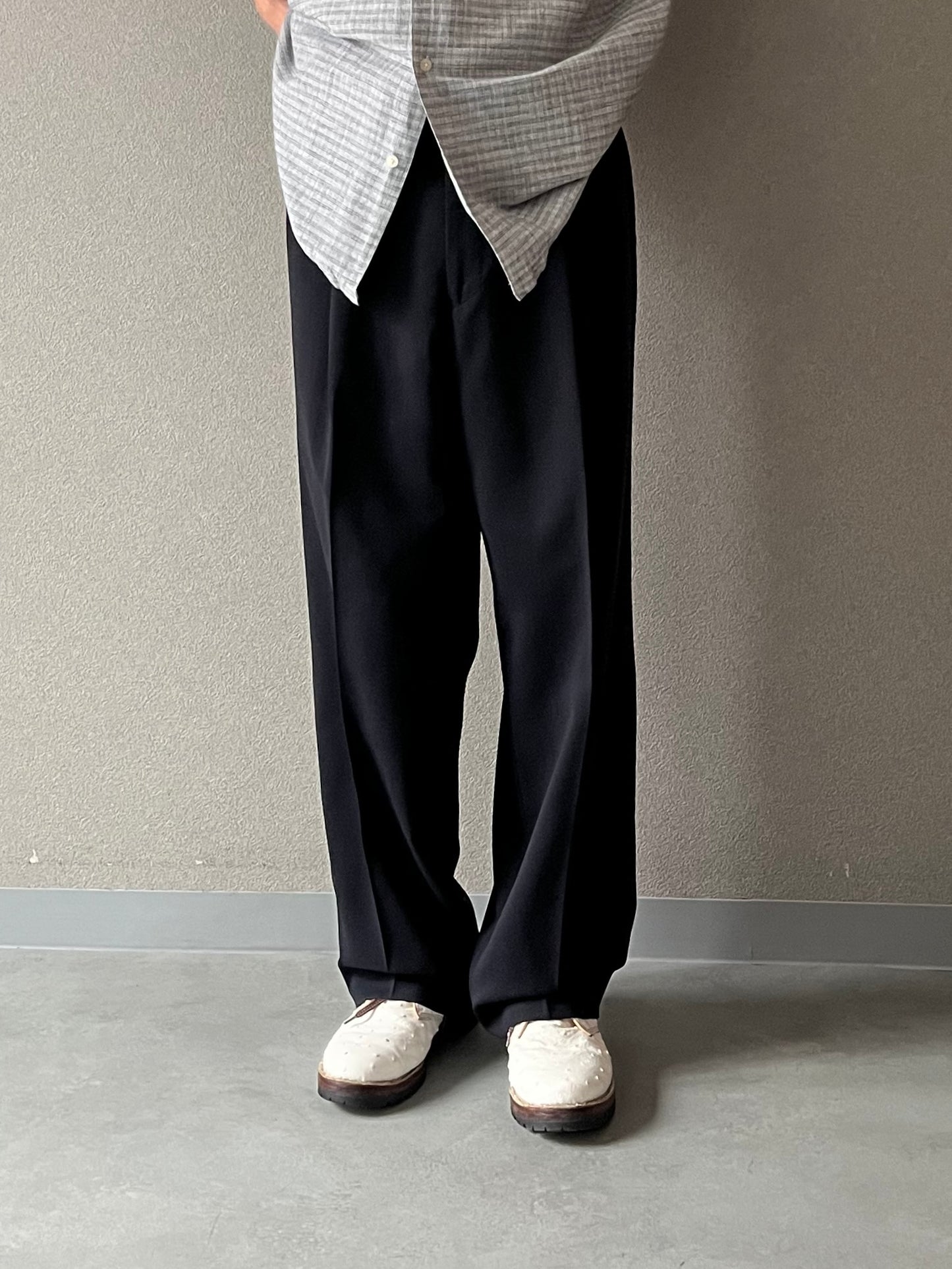 90's PRONT-UOMO wool slacks