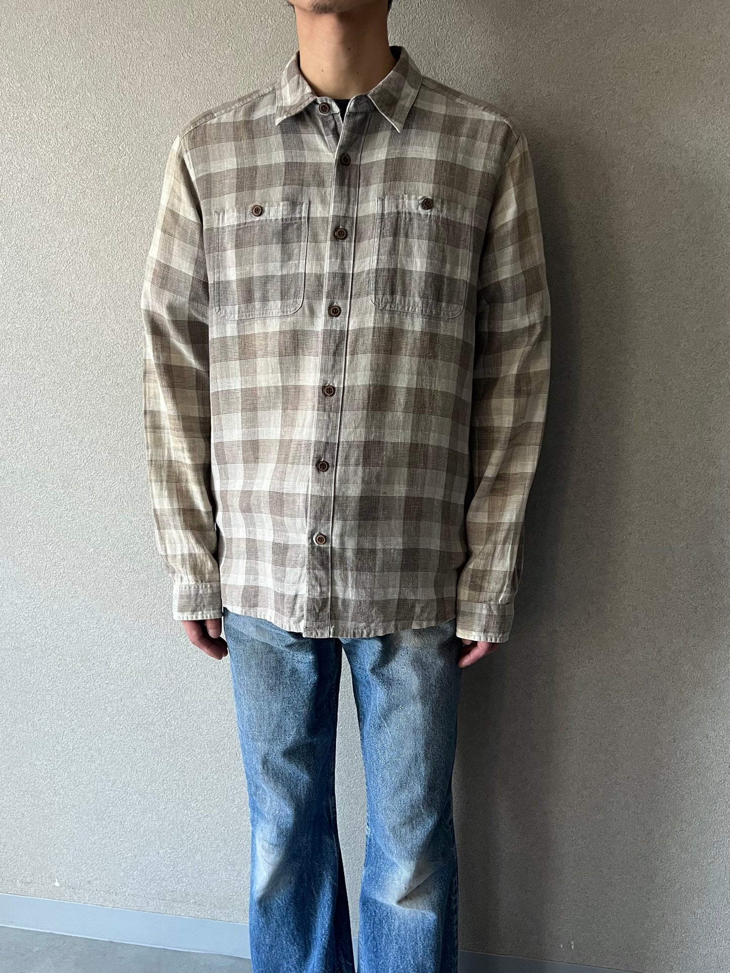 00's patagonia hemp shirt