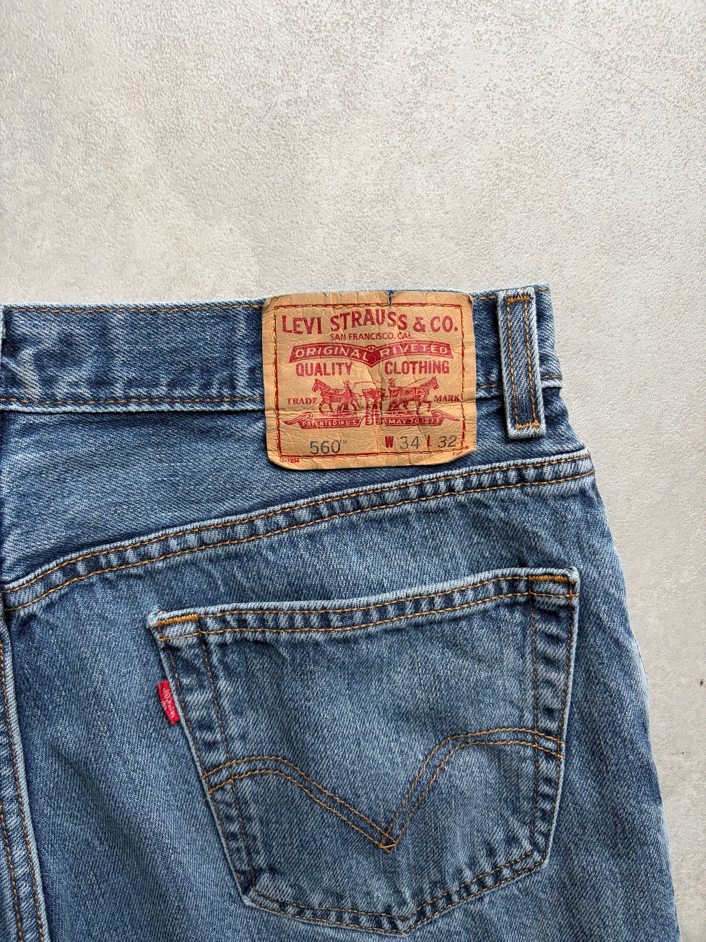 00's Levi's 560 denim pants