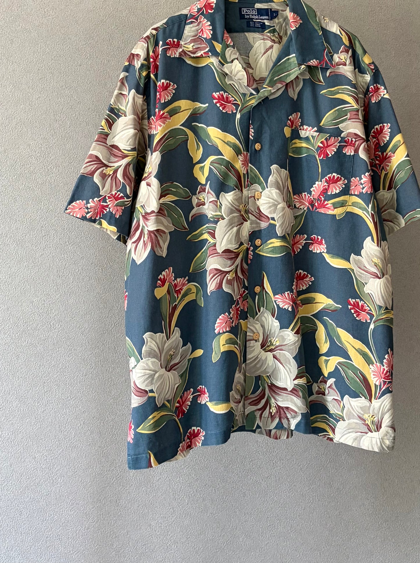 80's〜 Polo Ralph Lauren open collar shirt