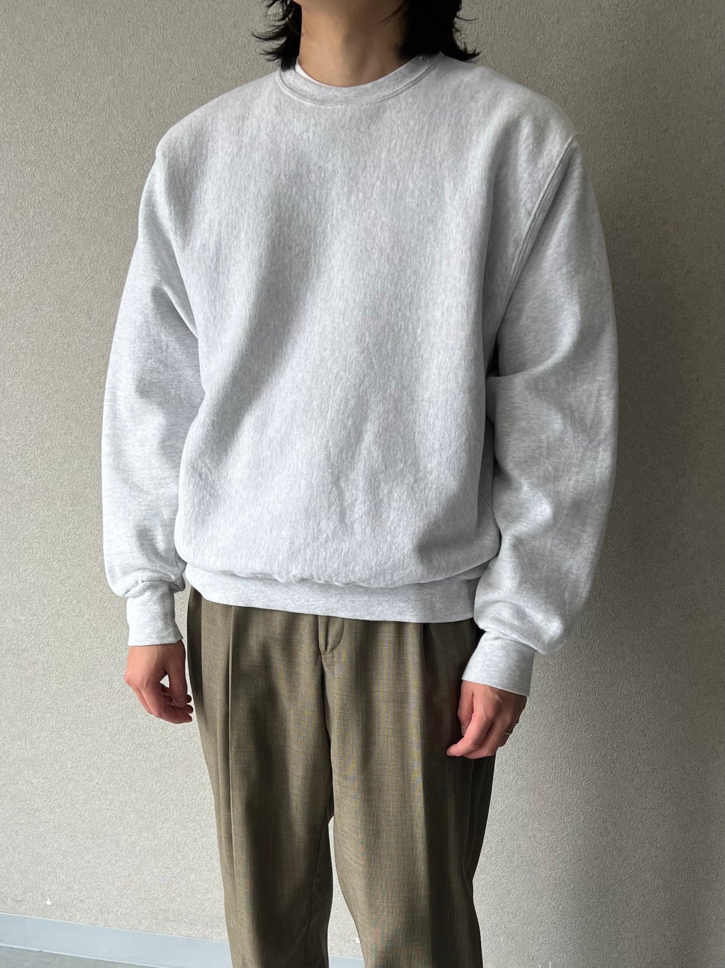 90's SANTEE REVERSE WEAVE type sweater