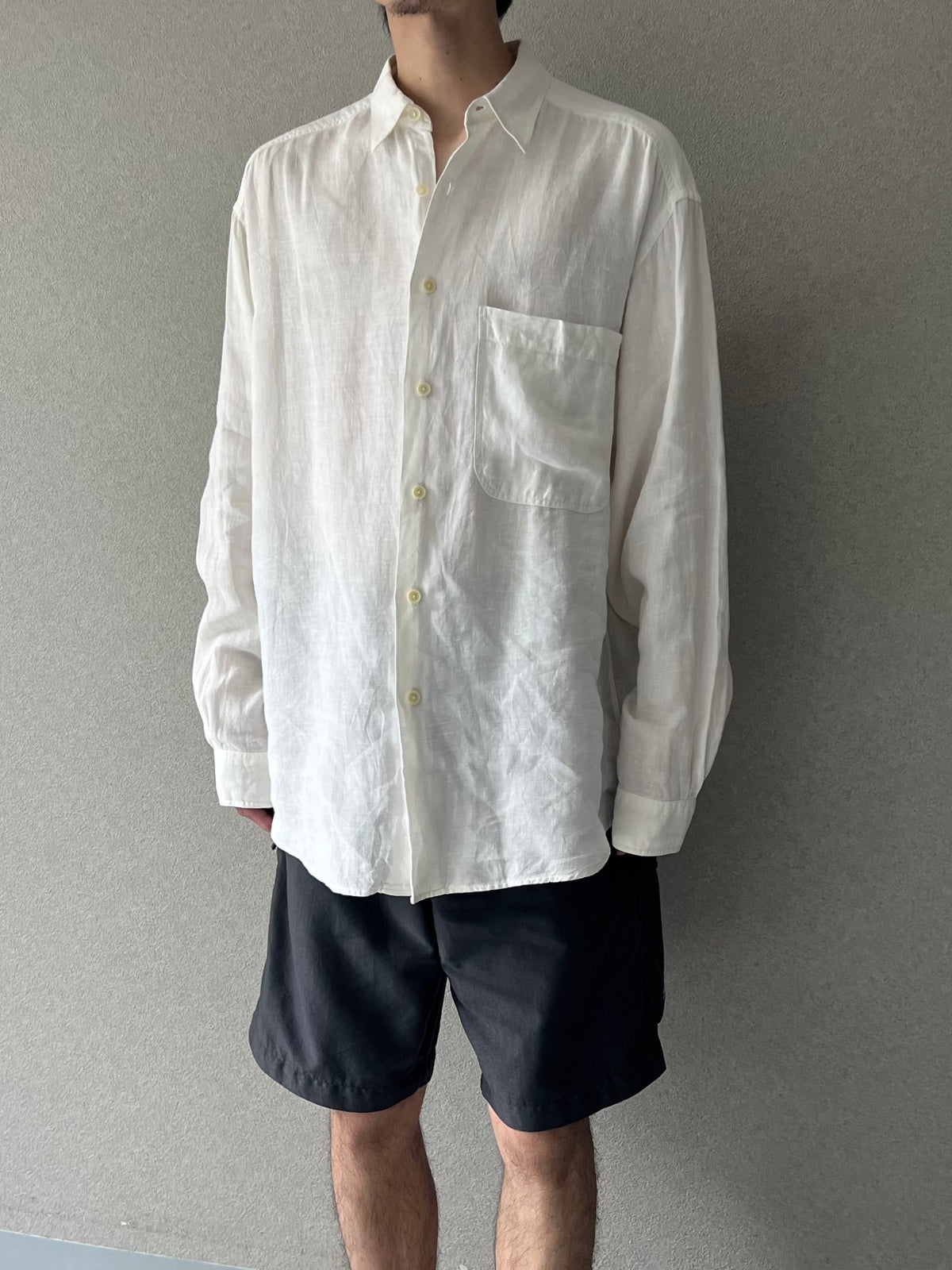 90's claiborne linen shirt