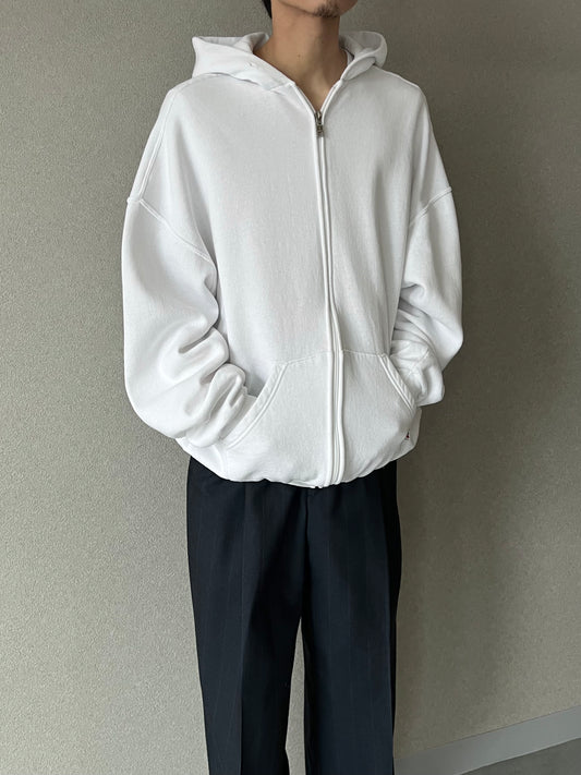 90's RUSSELL zip up sweat hoodie