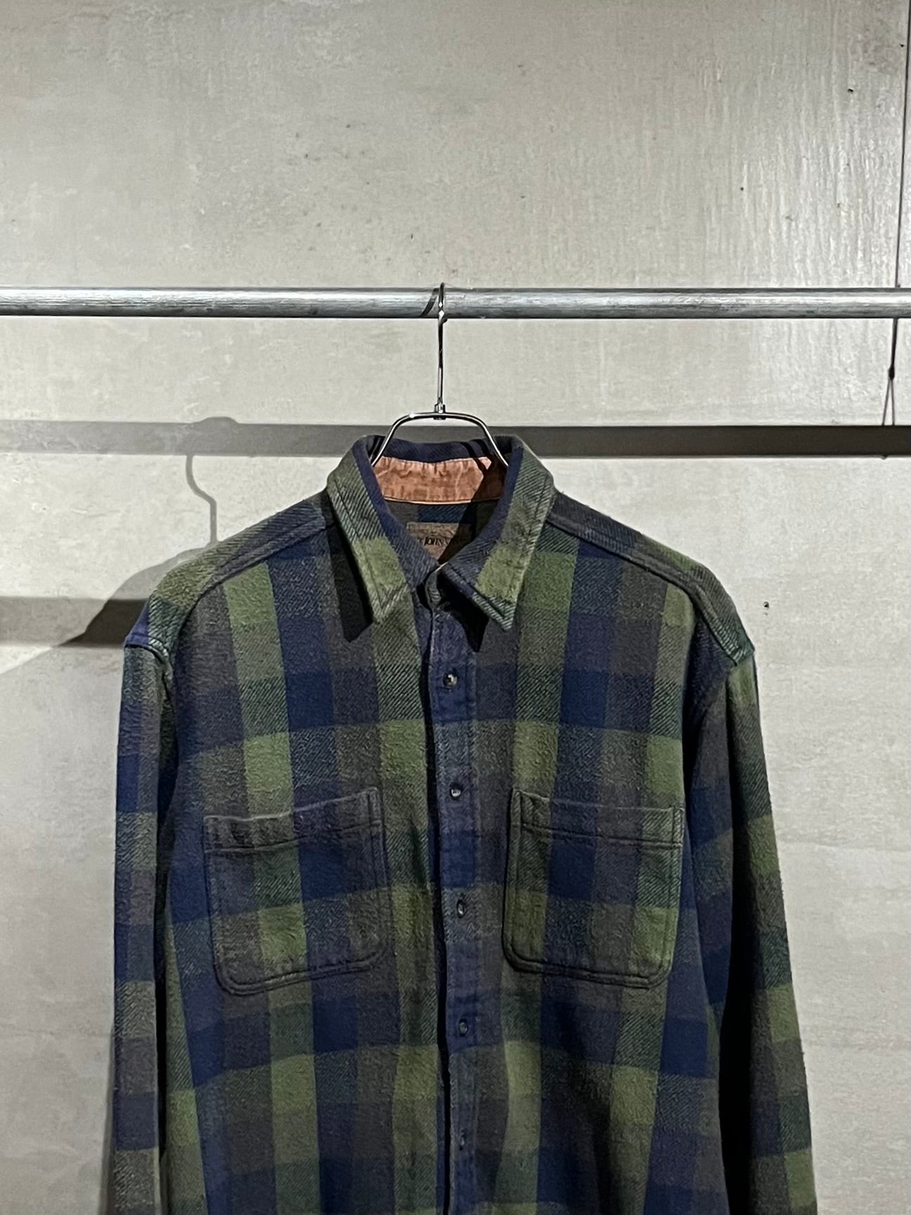 00's ST. JOHN'S BAY flannel shirt