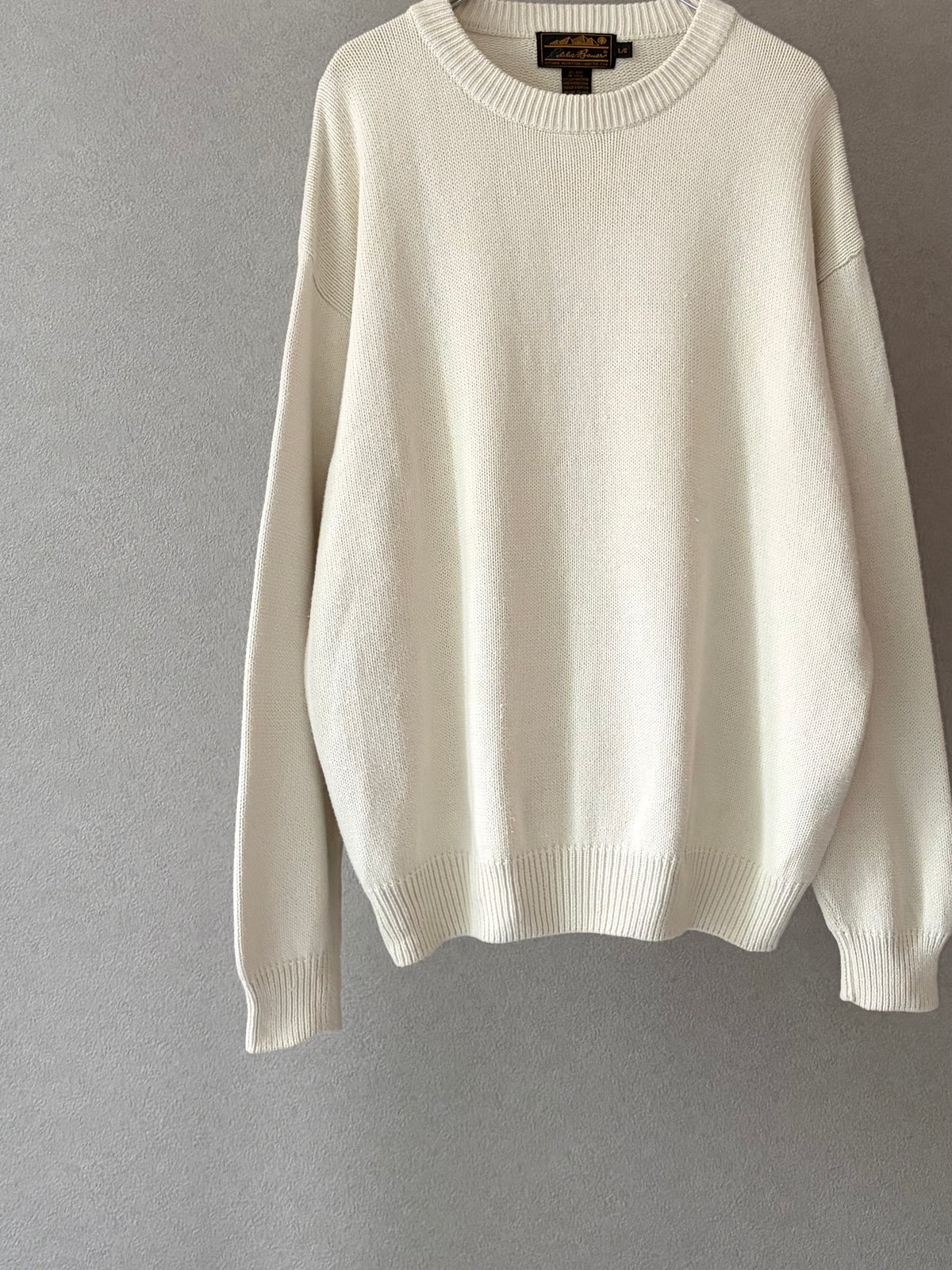 80's Eddie Bauer cotton knit sweater