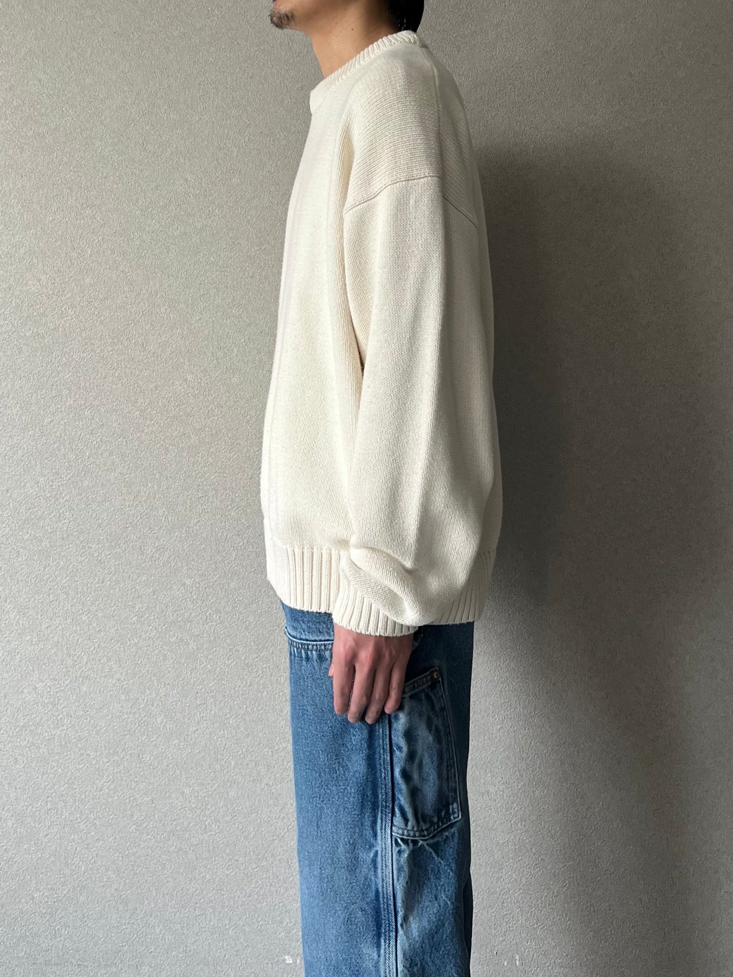 80's Eddie Bauer cotton knit sweater
