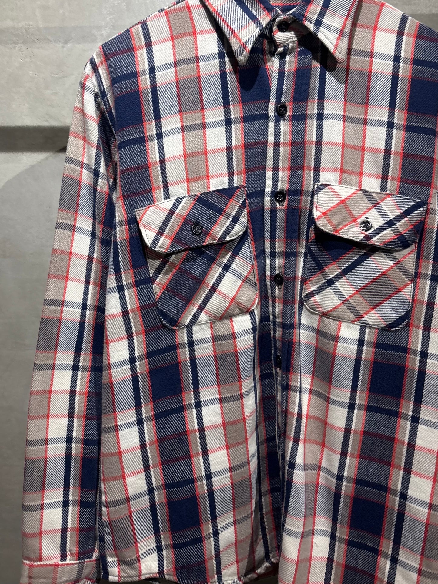 80's FIVE BROTHER flannel shirt "Made in USA"