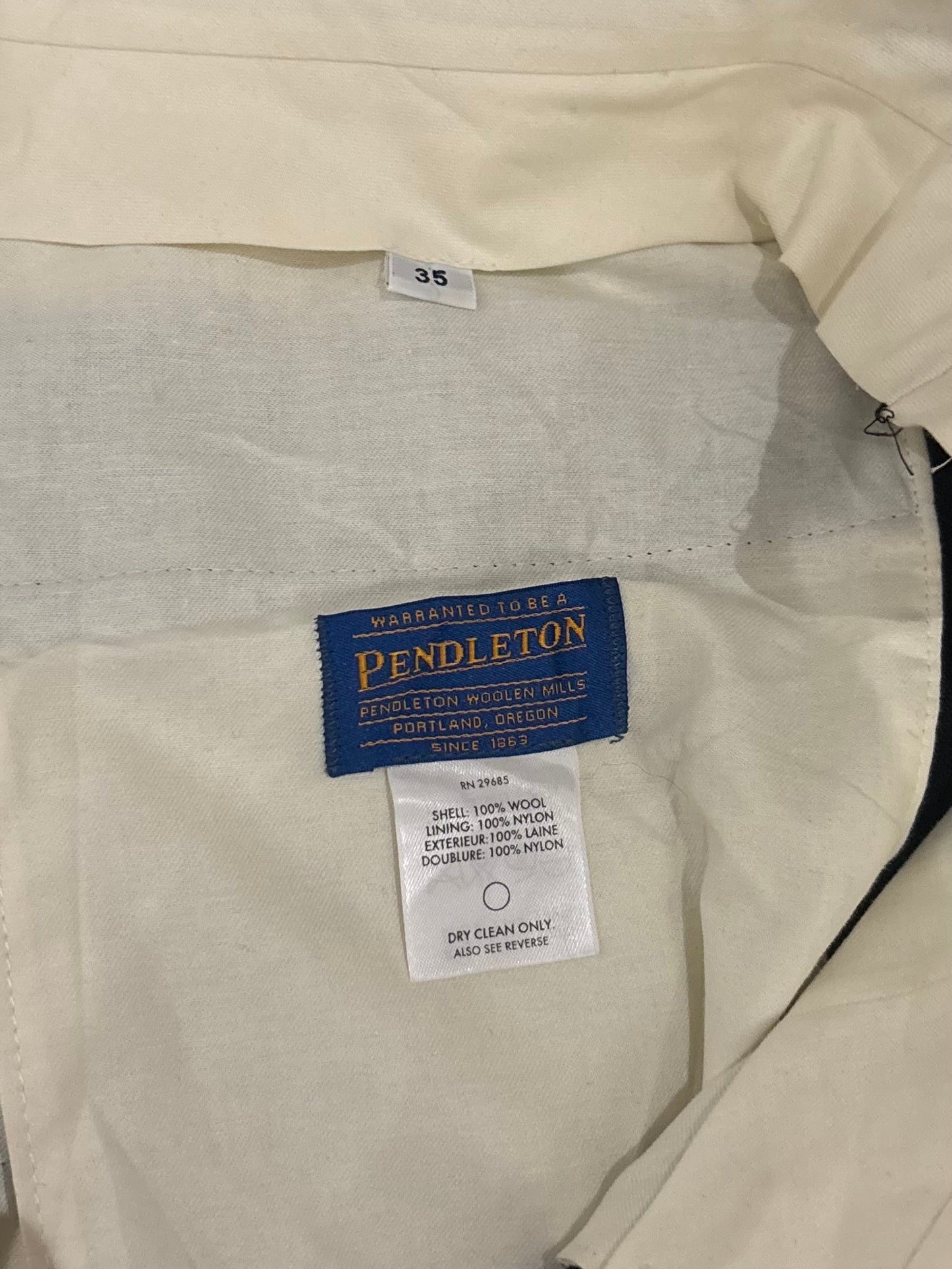 90's PENDLETON wool flannel slacks