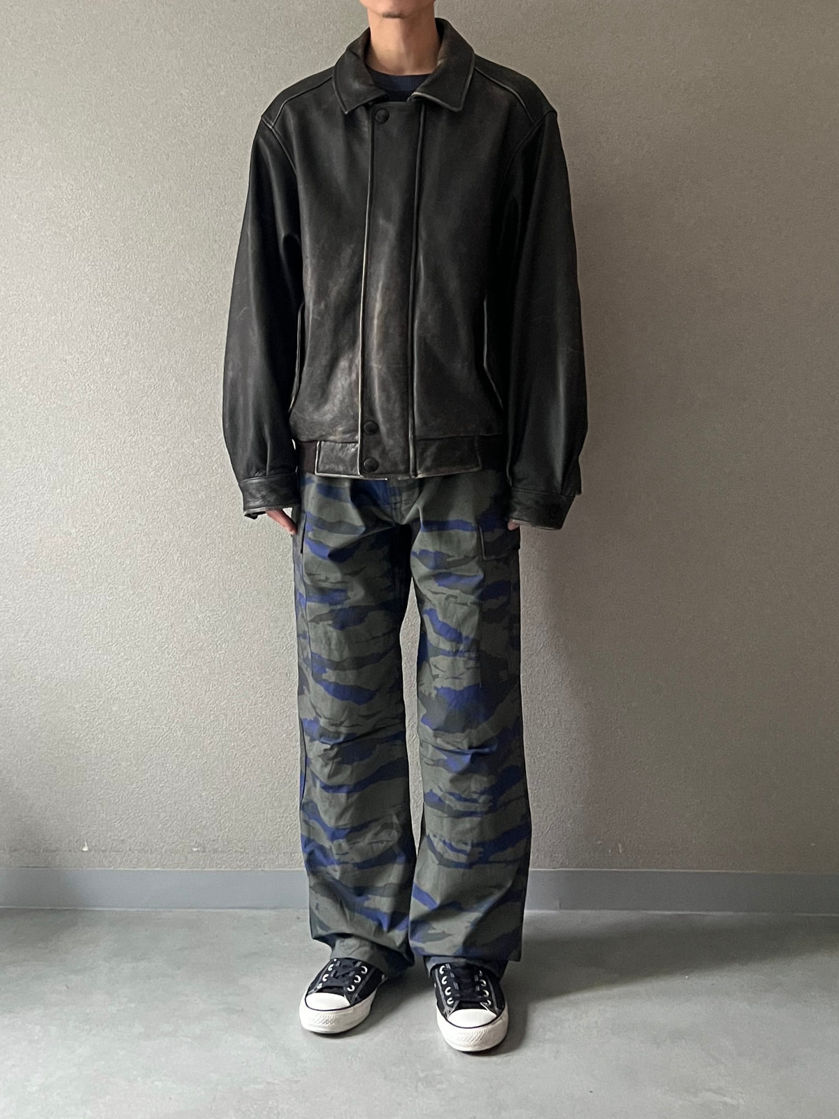 00's Eddie Bauer leather jacket