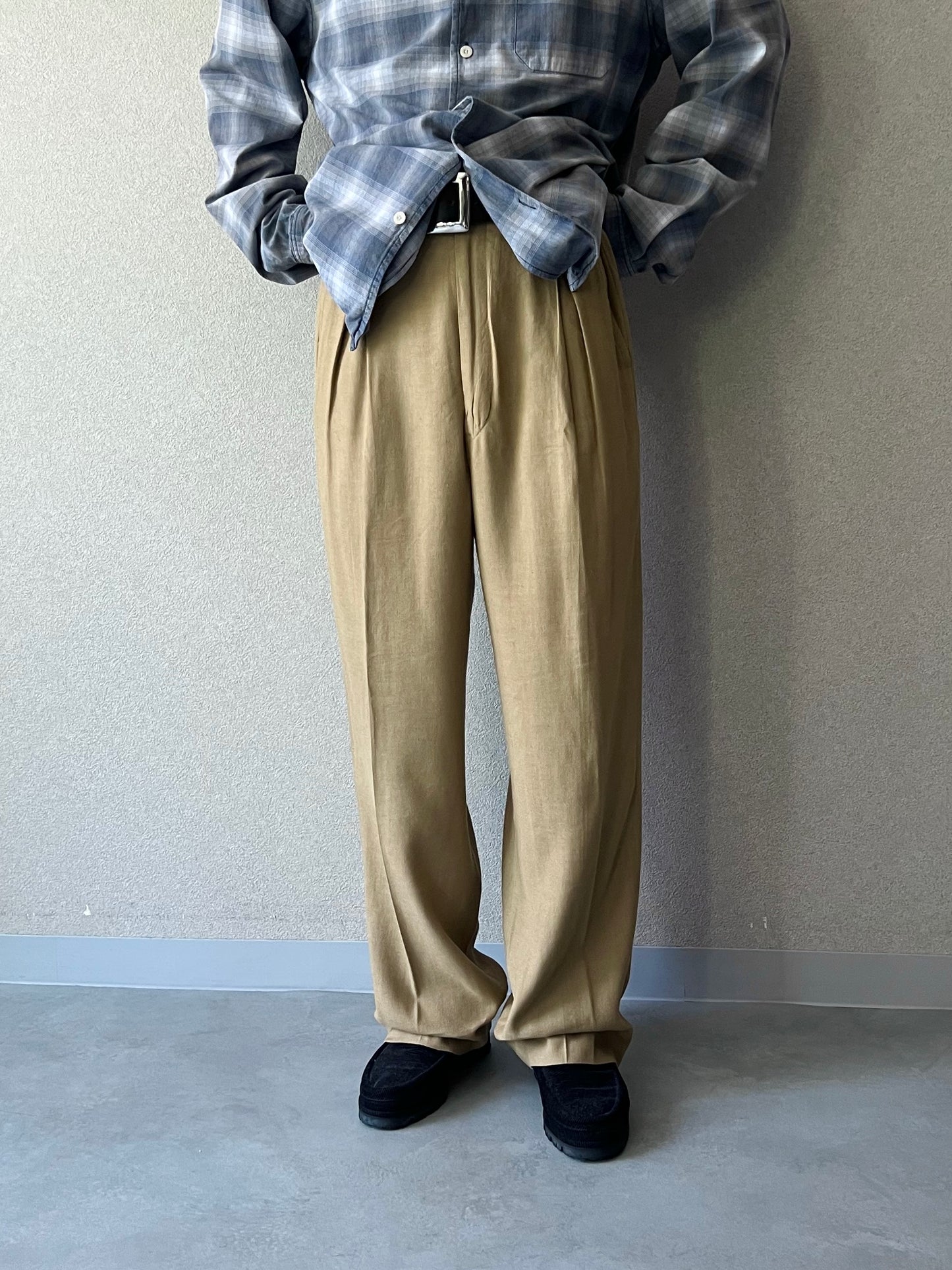 90's Calvin Klein linen slacks