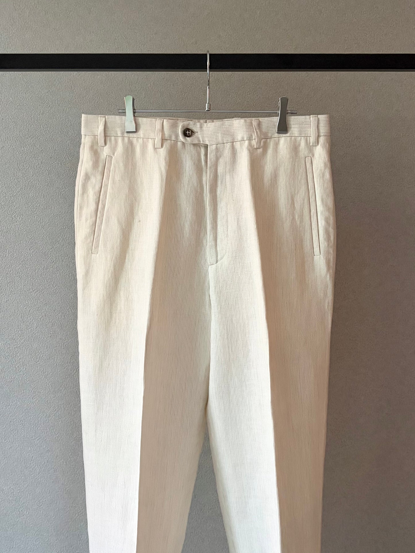 90's zanella linen slacks “Made in ITALY”