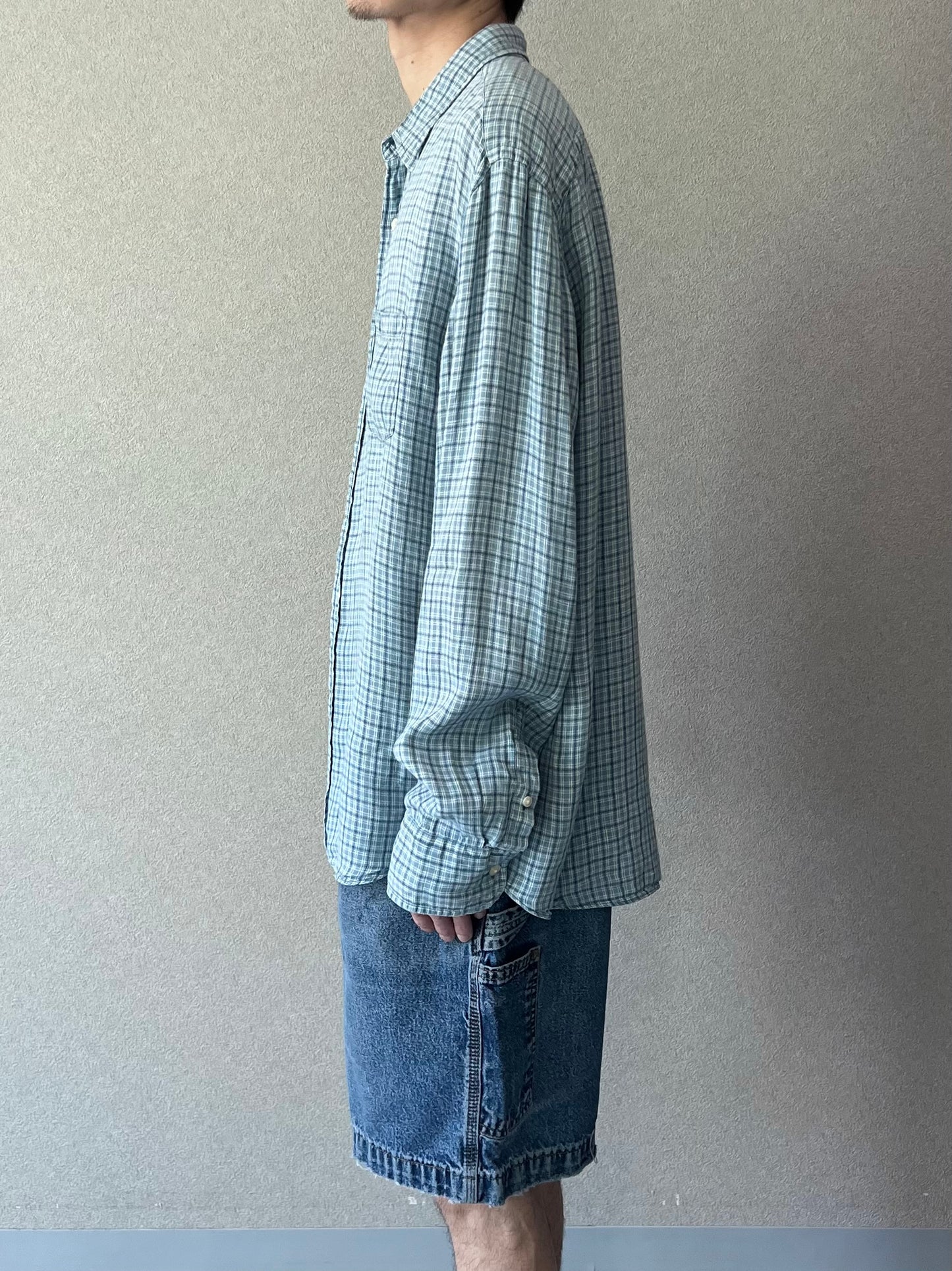 00's J.CREW linen shirt