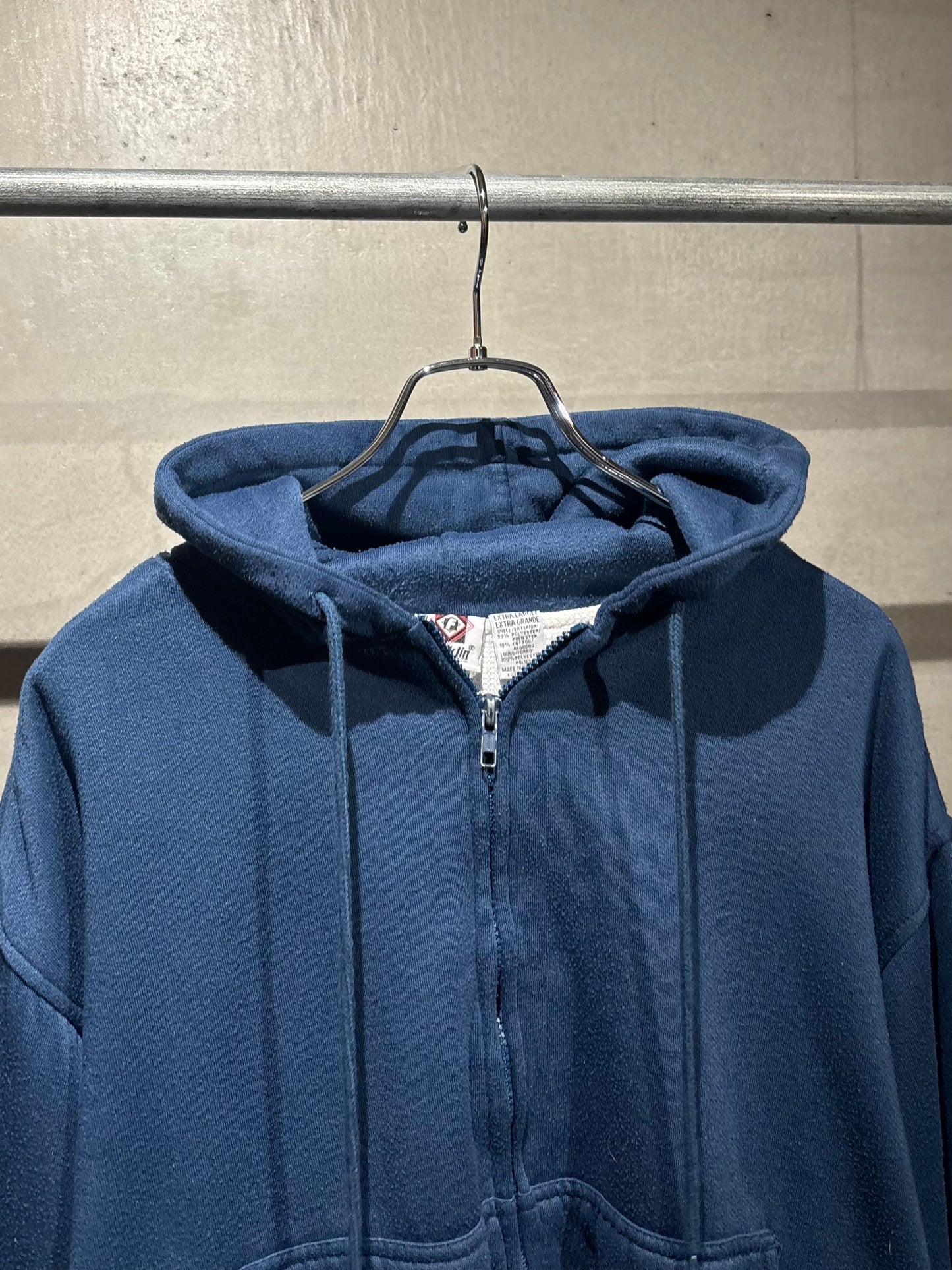 90's Franklin zip up sweat hoodie