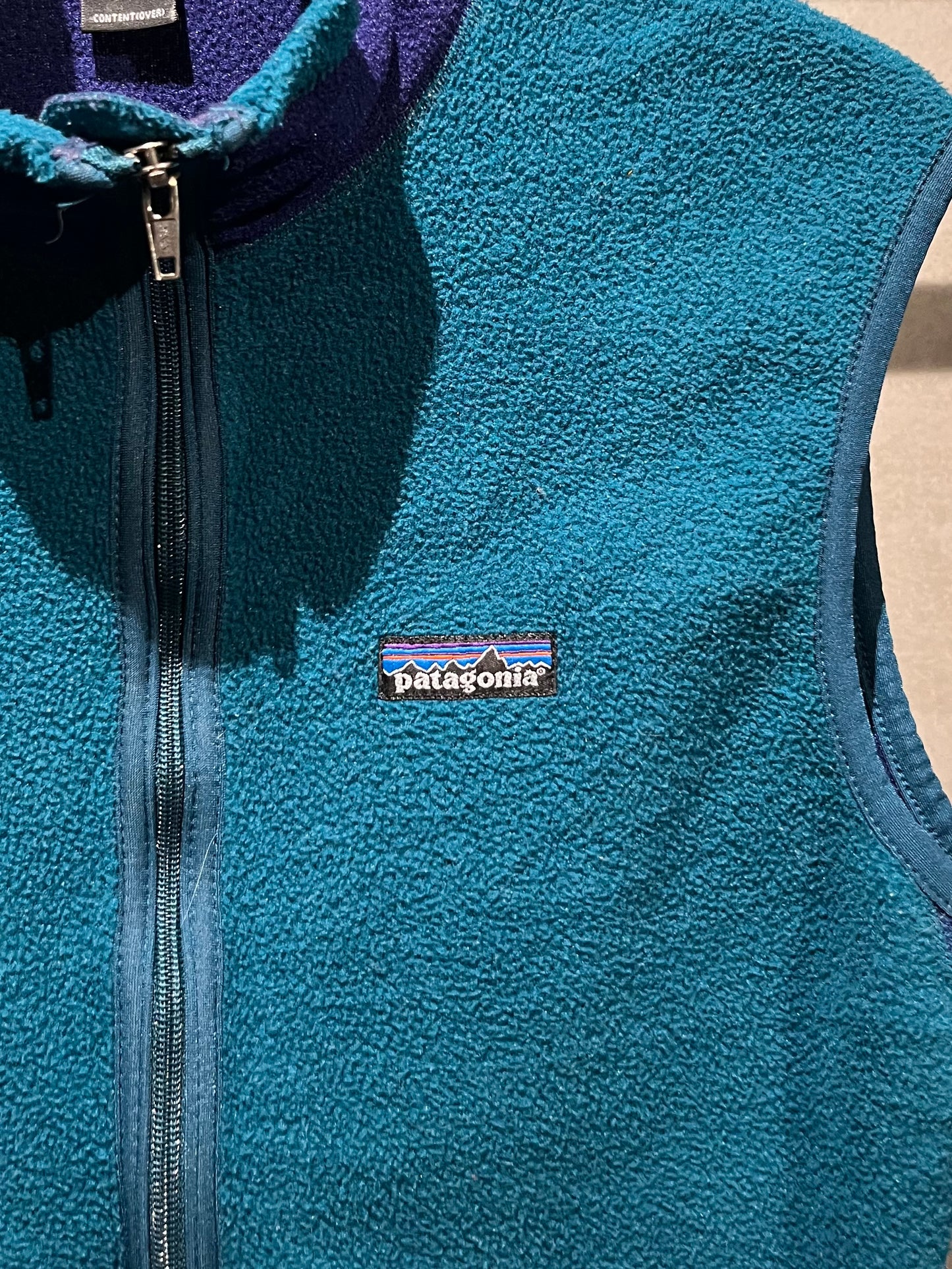 90's patagonia fleece vest "MADE in USA"
