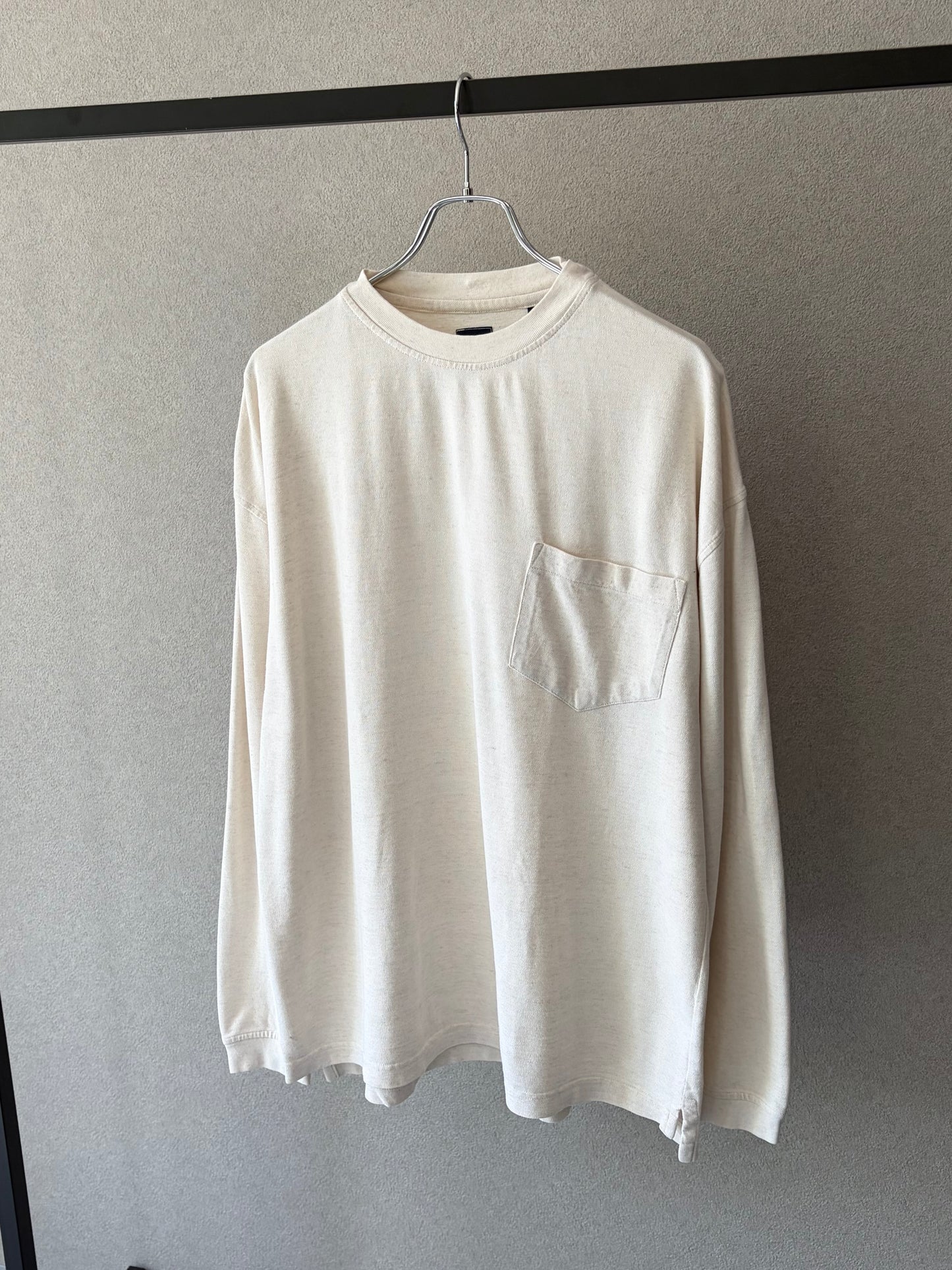 90's〜 GAP L/S linen blend t-shirt