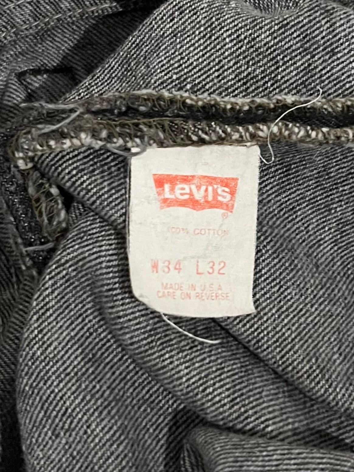 80's Levi's 505 yarn dyed denim pants “Made in USA”
