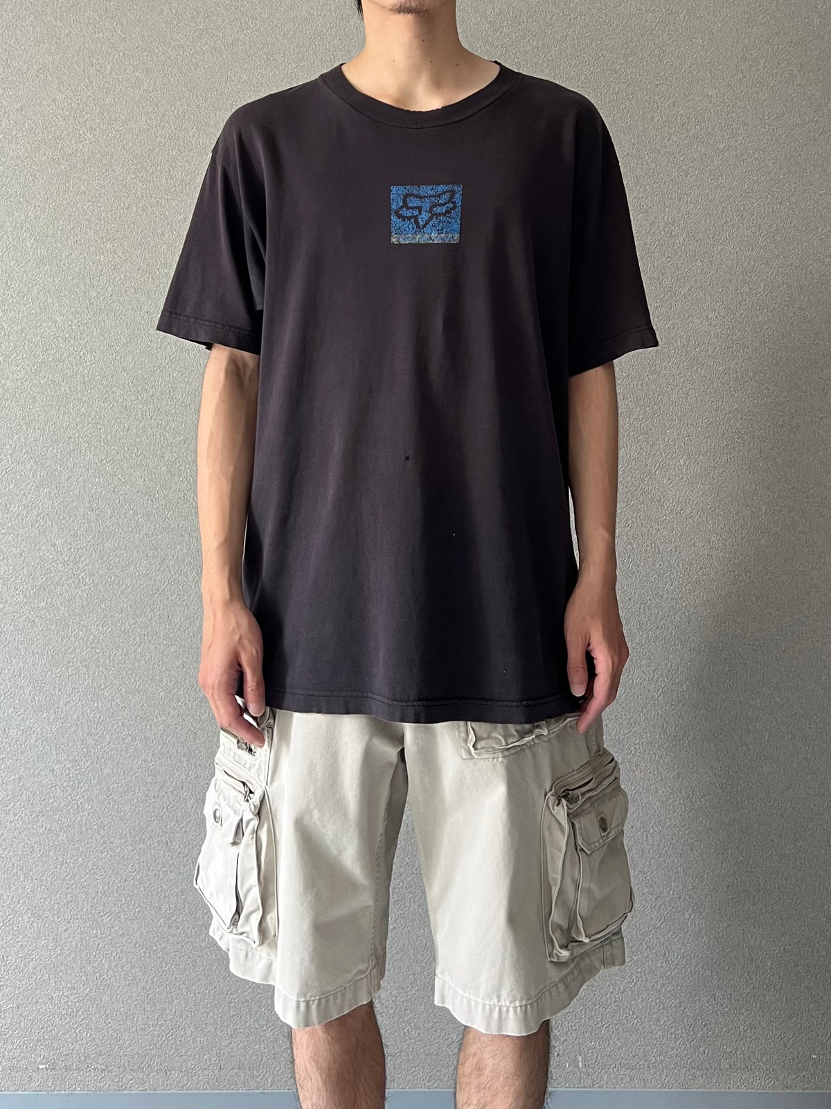 90's〜 FOX RACING printed t-shirt