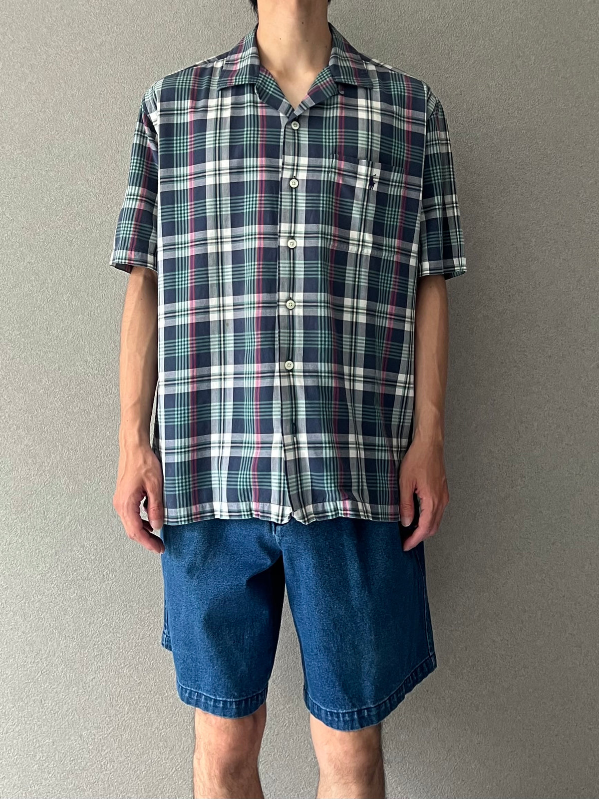 90's Polo Ralph Lauren open collar shirt “CALDWELL”