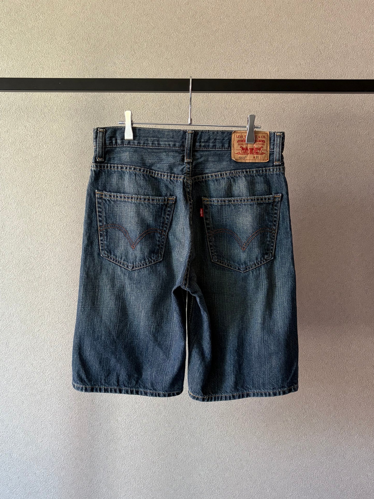 00's Levi's 569 denim shorts