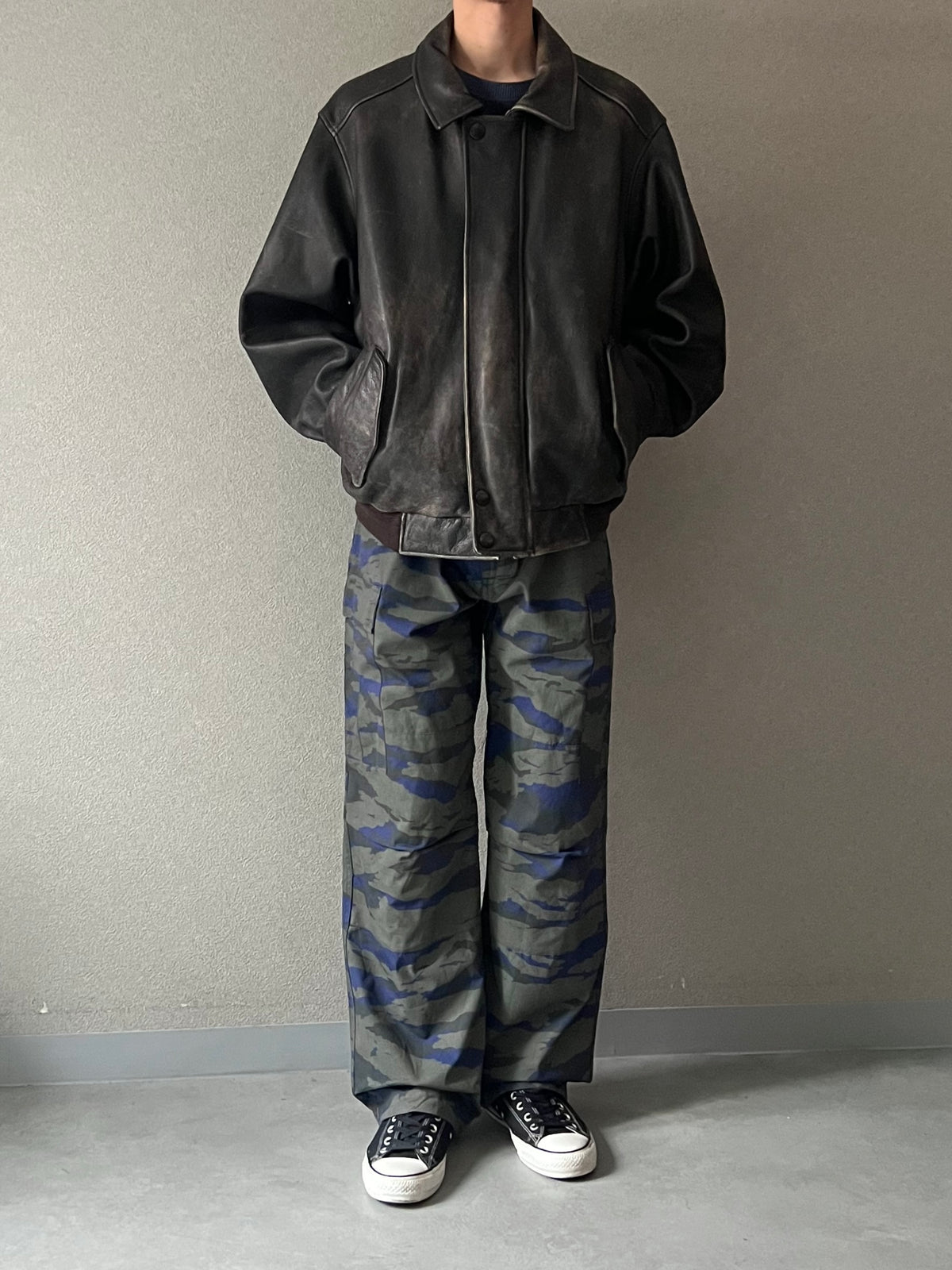 00's Eddie Bauer leather jacket