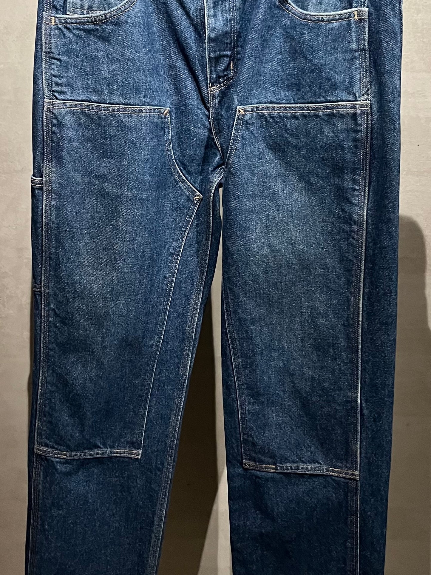 00's carhartt denim double knee painter pants