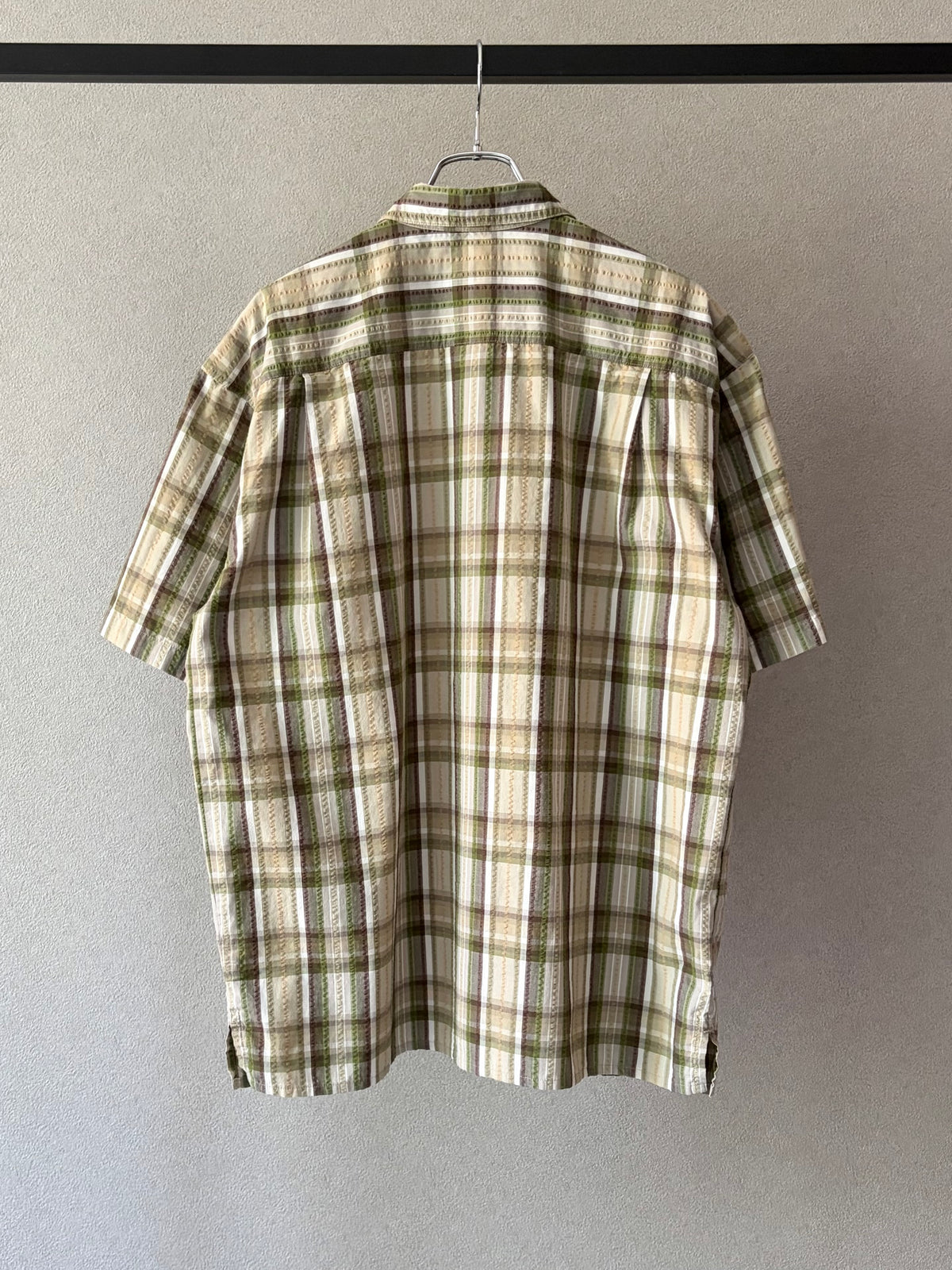00's patagonia S/S seersucker shirt