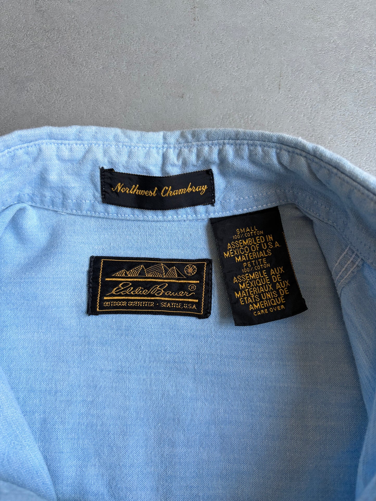 80's Eddie Bauer chambray shirt