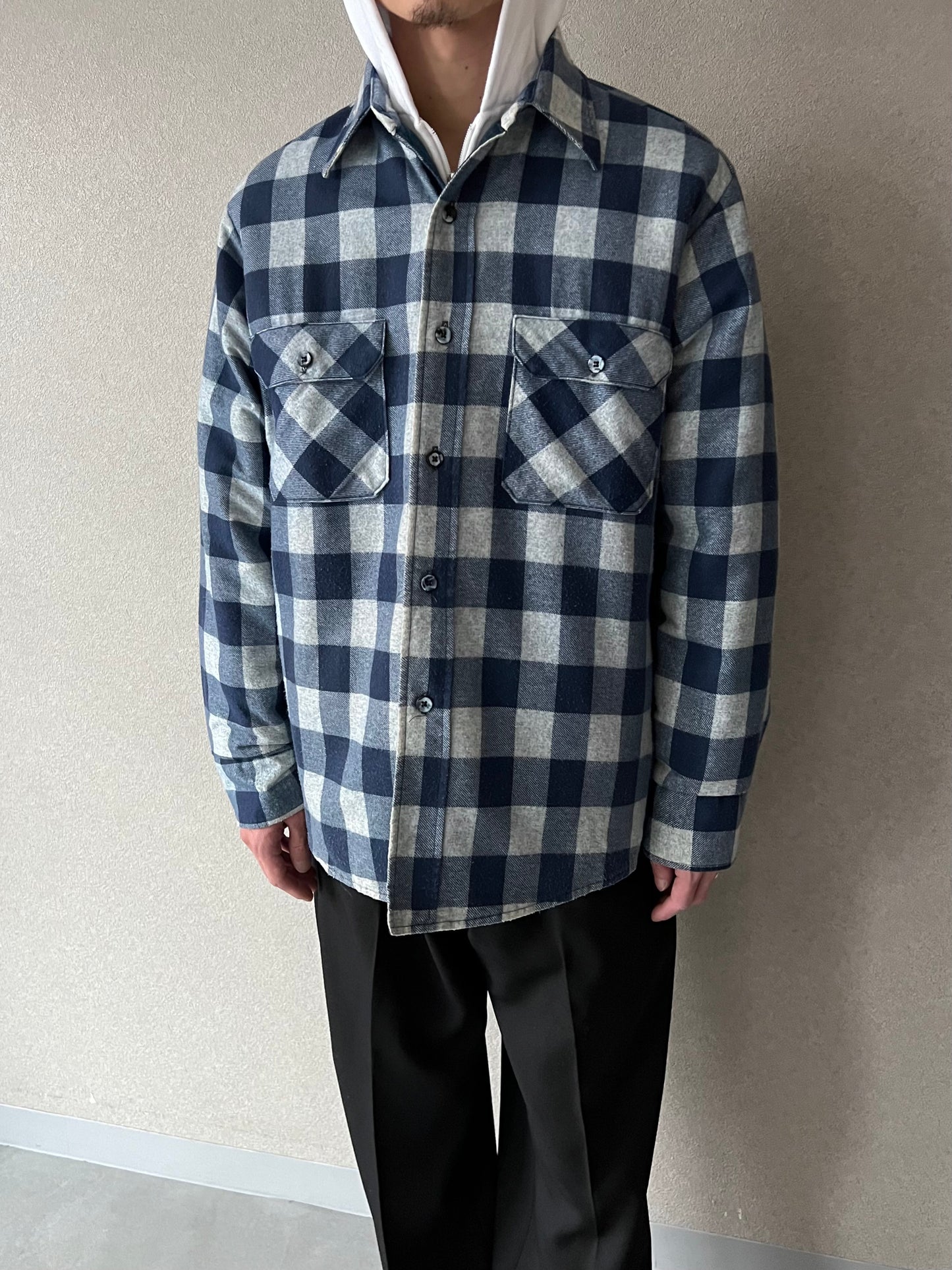 80's Field Master quilting flannel shirt “Made in USA”