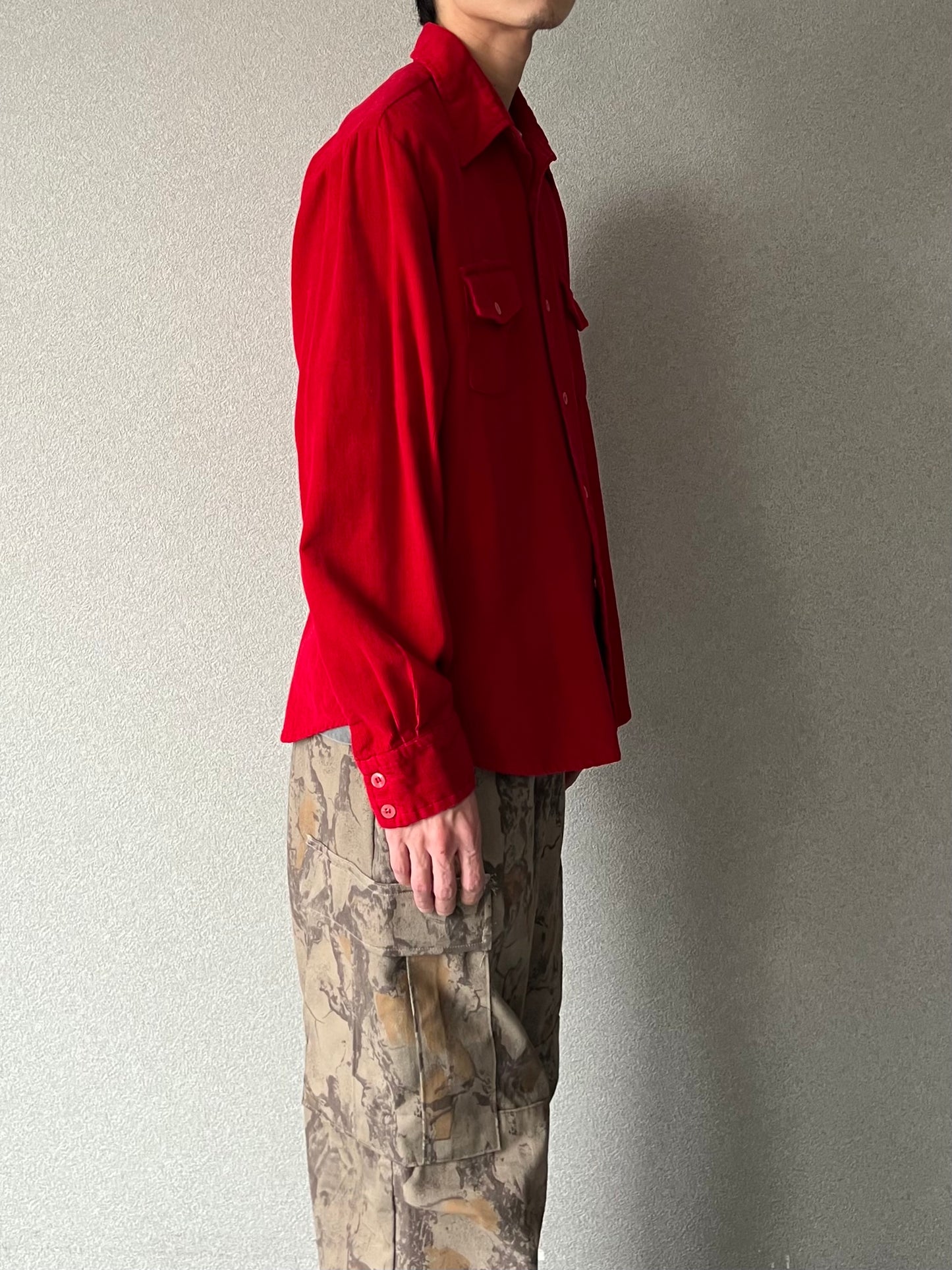 70's KINGS ROAD corduroy shirt