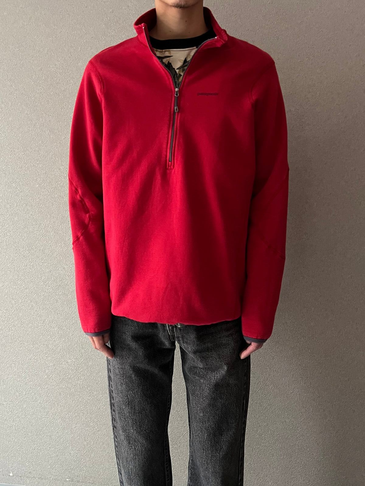 00's patagonia half zip sweater