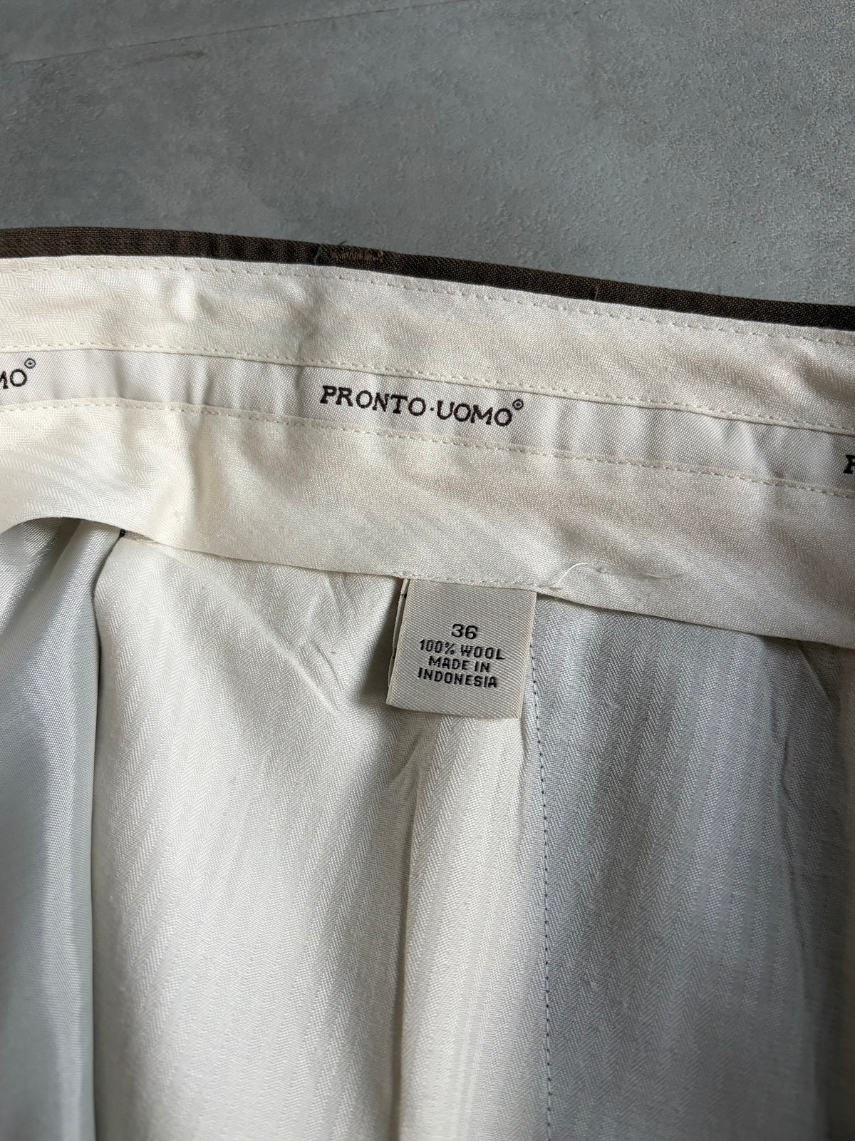 00's PRONTO-UOMO wool slacks