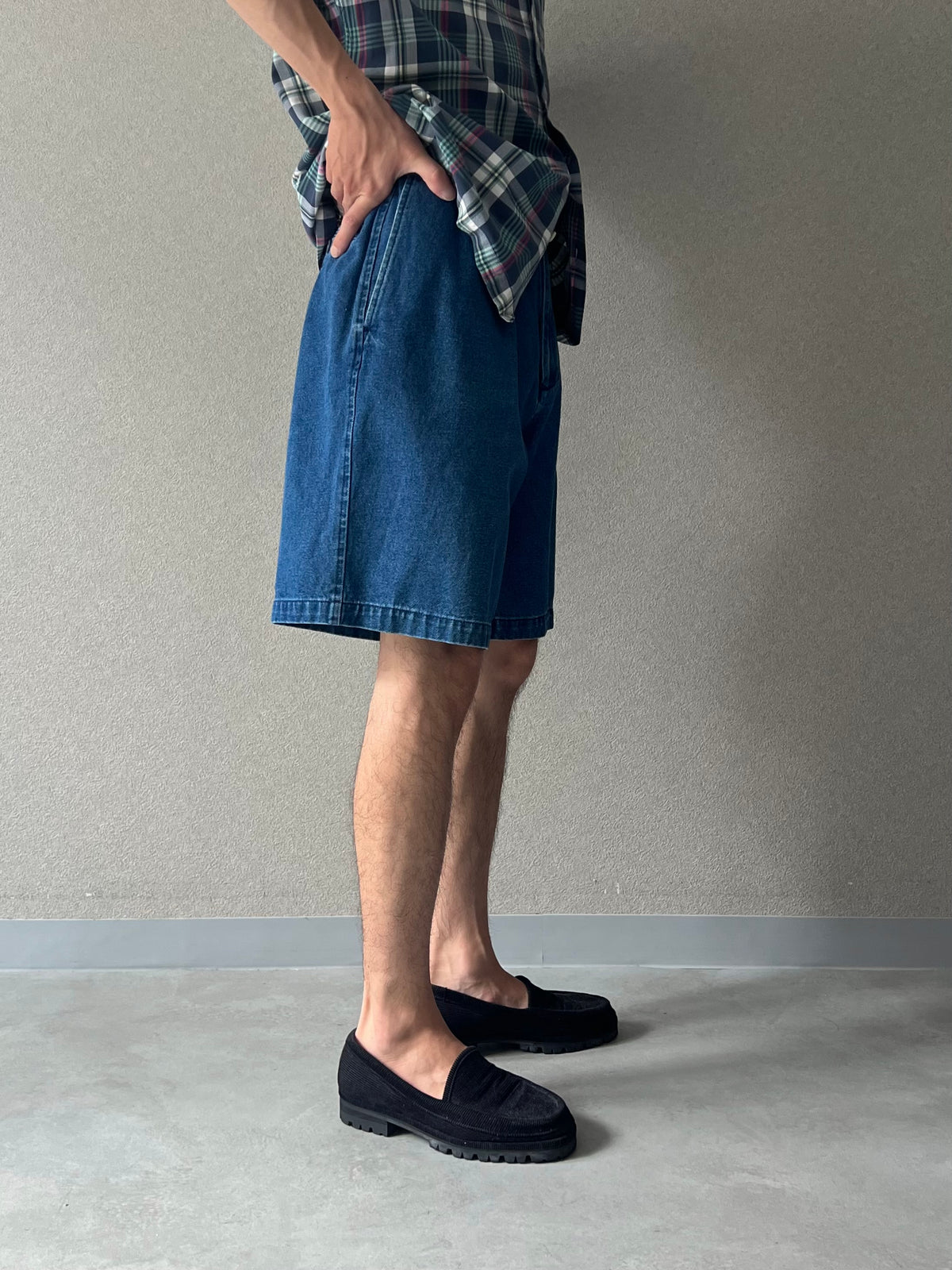 00's DOCKERS denim slacks shorts