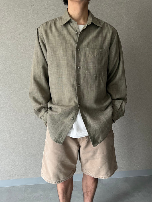 00's claiborne linen shirt