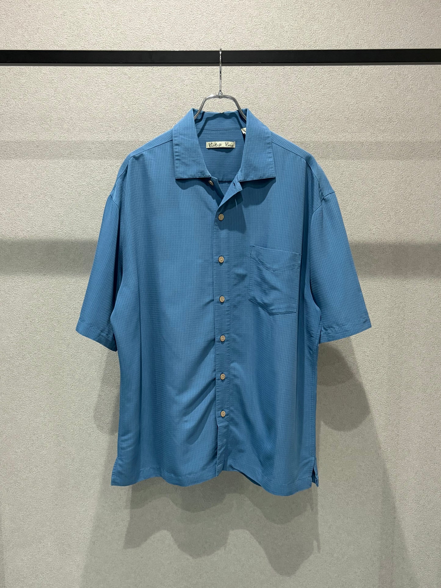 00's Batik Bay open collar shirt
