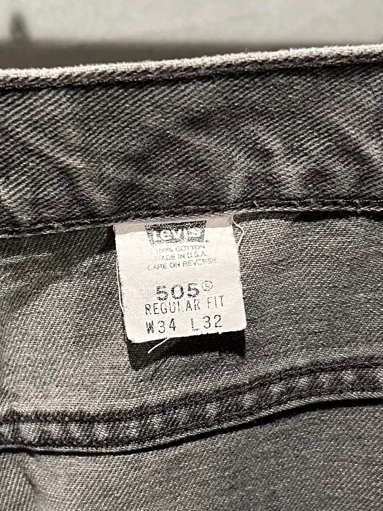 90's Levi's 505 denim pants “Made in USA”