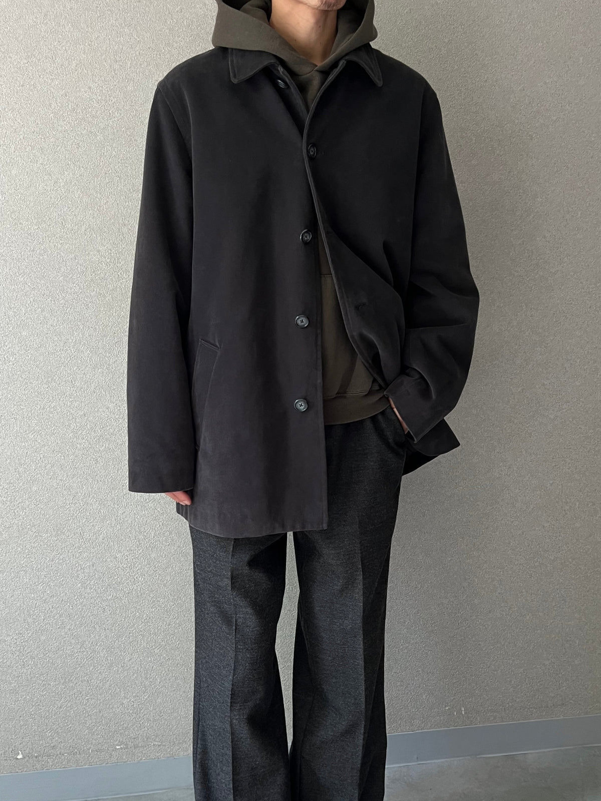00's J.CREW half coat