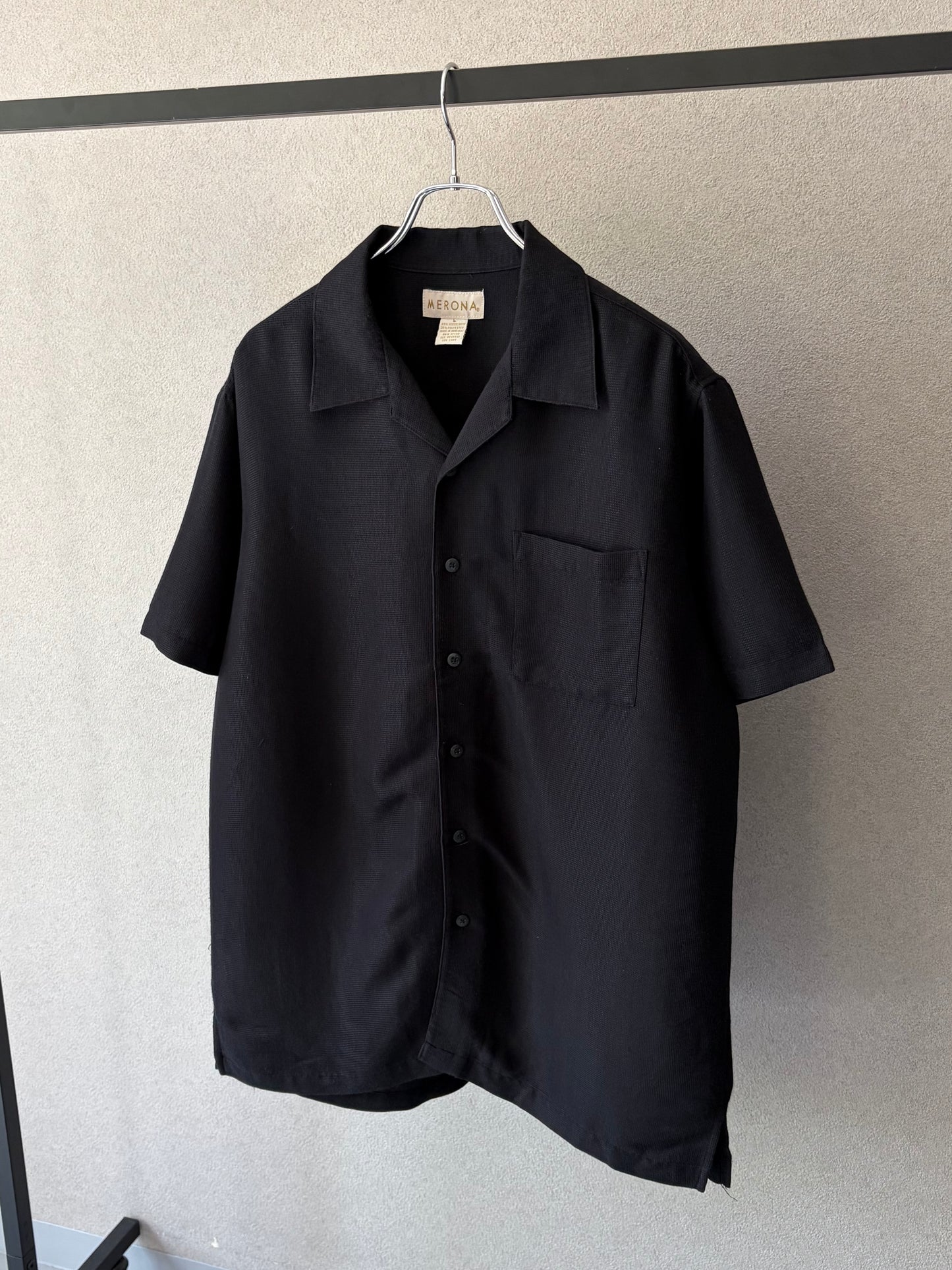 00's MERONA open collar shirt