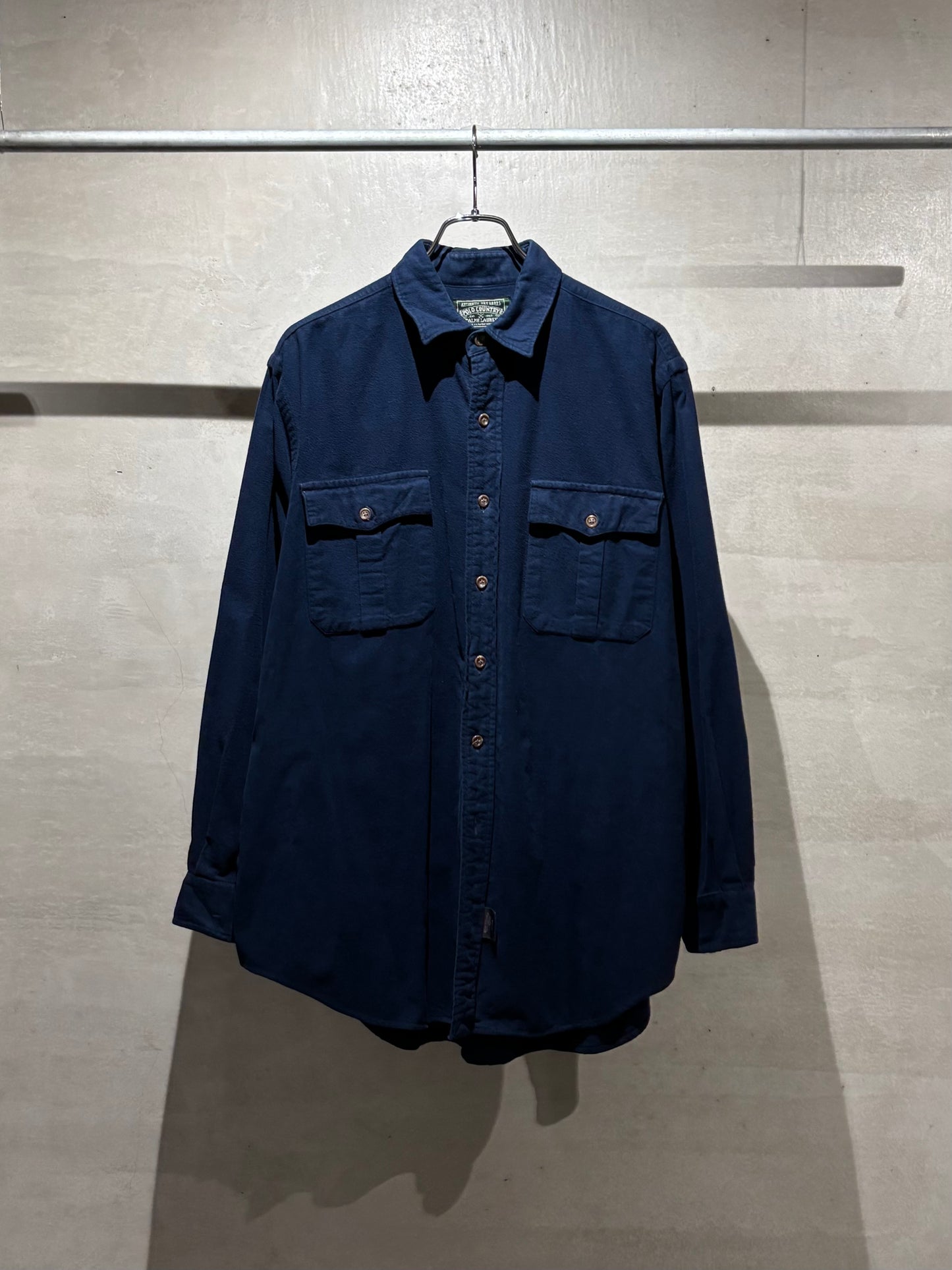 80's〜 POLO COUNTRY chamois cloth shirt