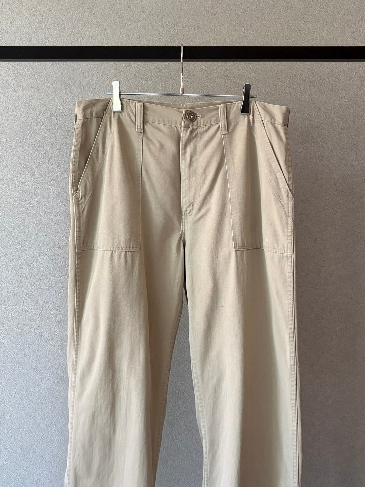 80's BANANA REPUBLIC utility type cotton pants "Made in USA"