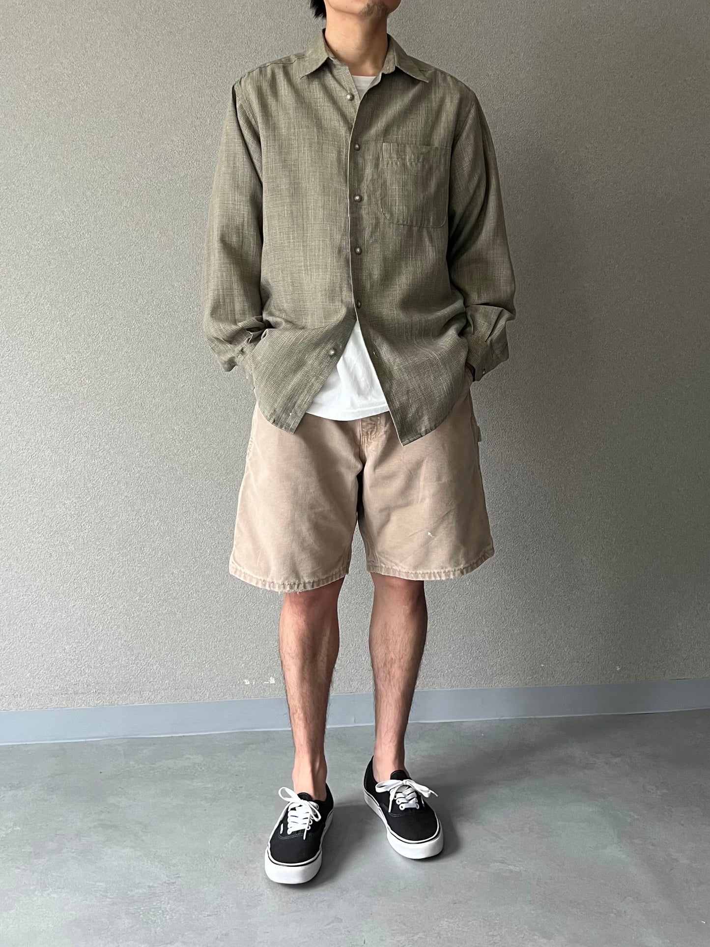 00's claiborne linen shirt