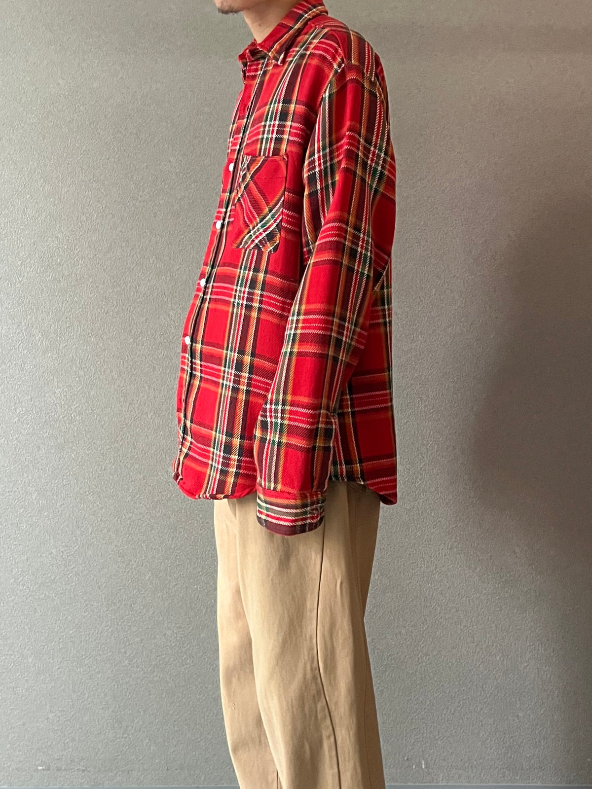70's BIG MAC flannel shirt