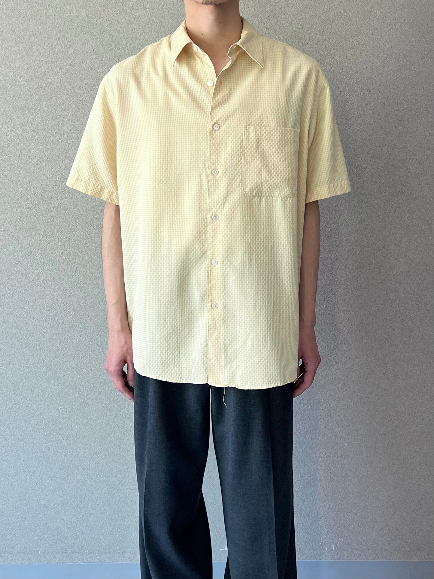 90's PERRY ELLIS S/S rayon shirt