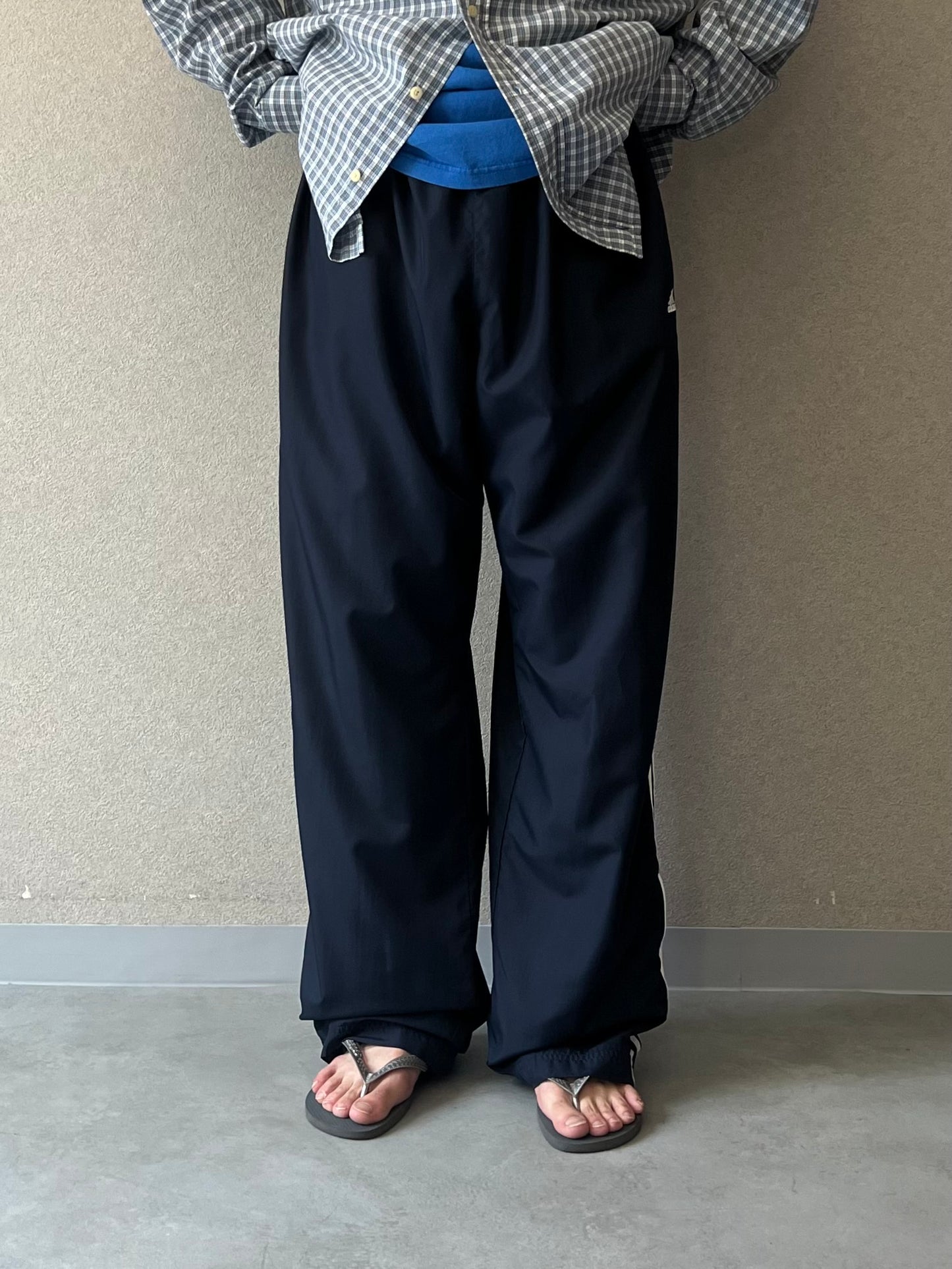 00's adidas nylon track pants