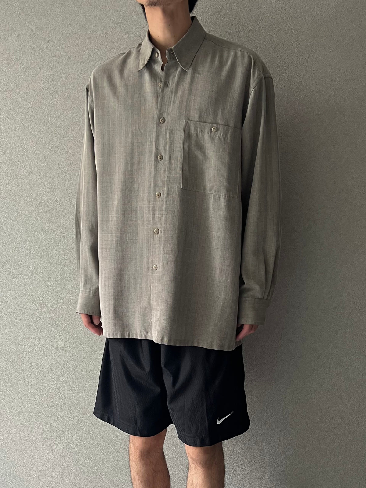 90's pierre cardin rayon shirt