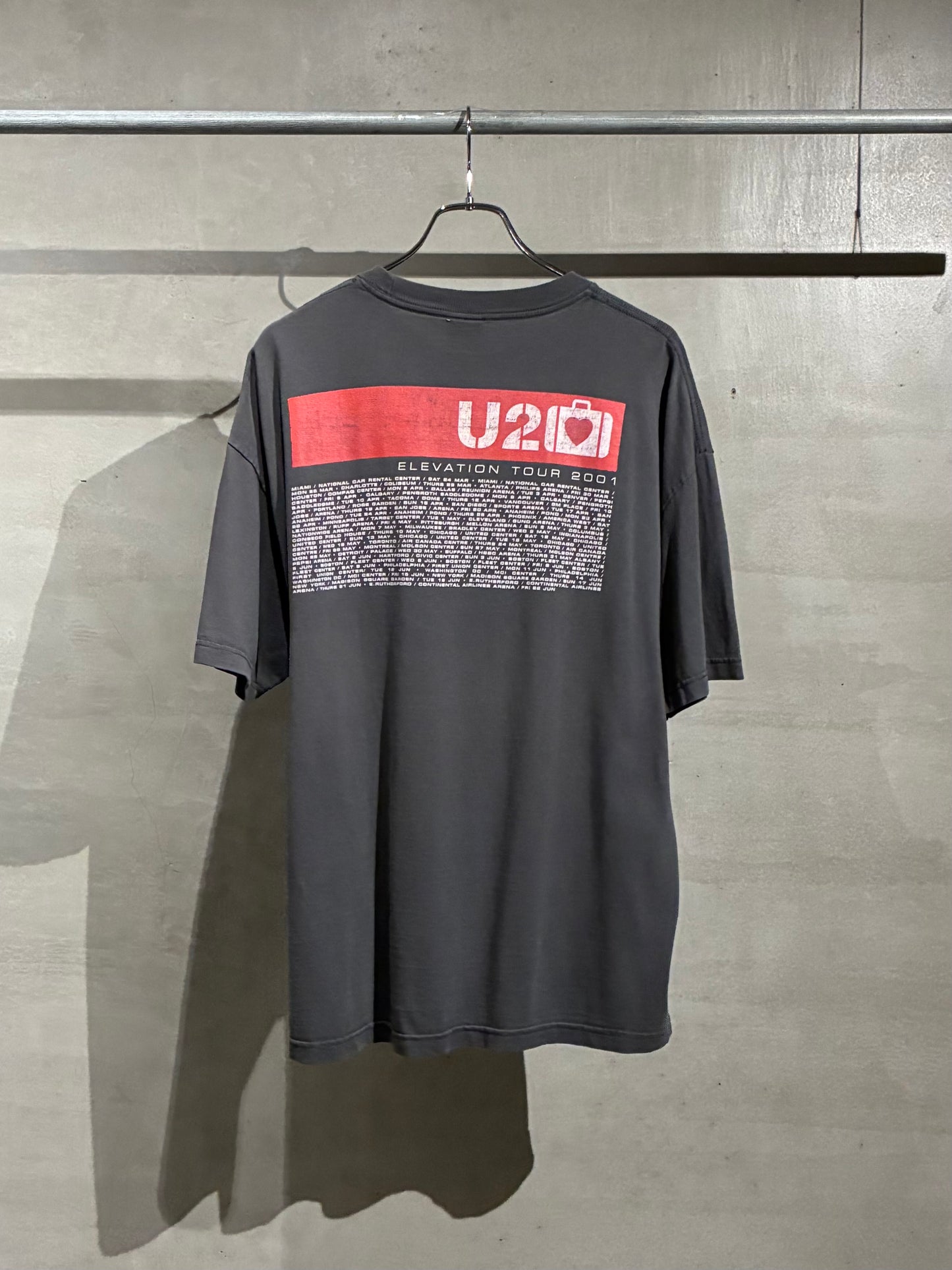 00's U2 music t-shirt "Made in USA"